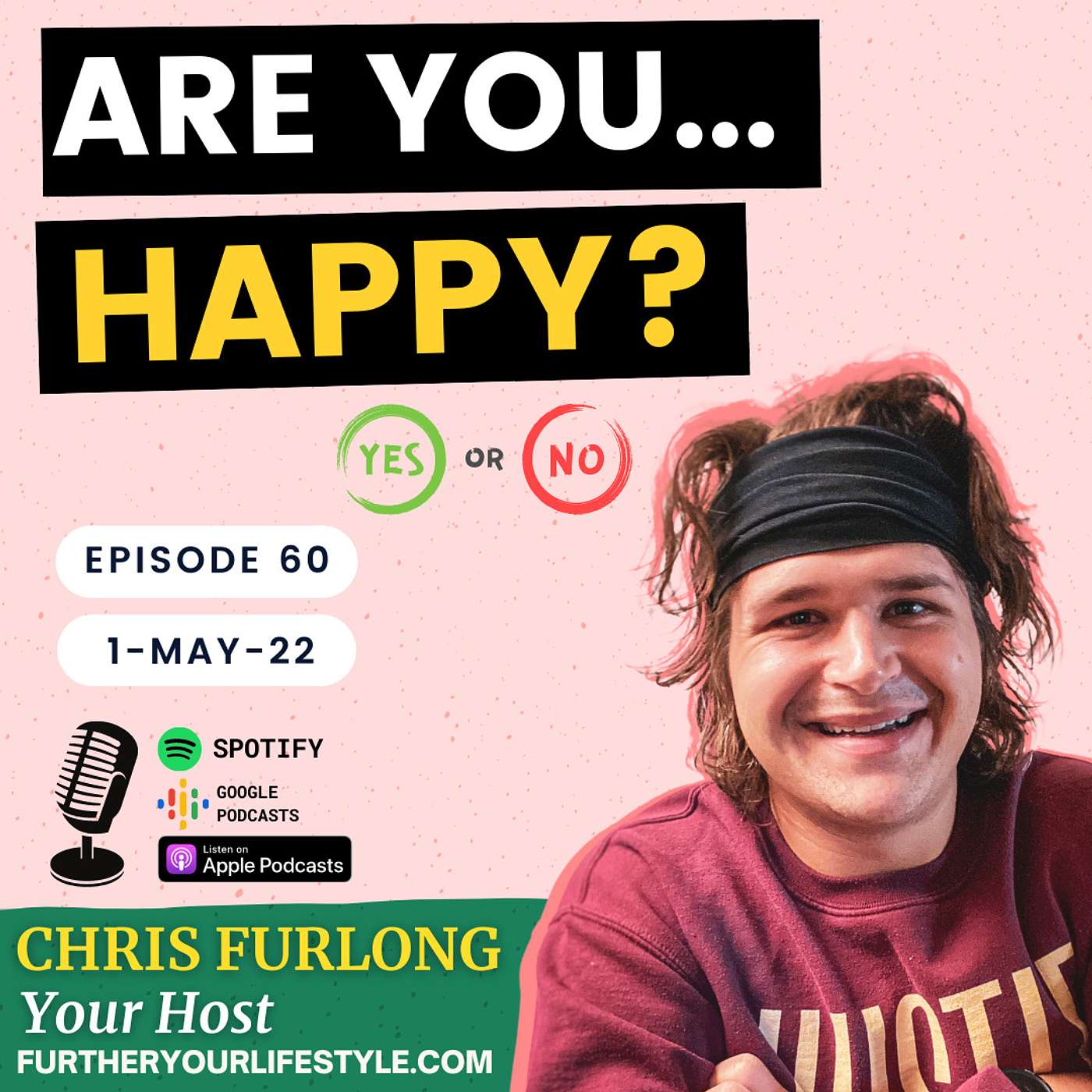 Ep.60 - Are you HAPPY? Yes or No? | Further Your Lifestyle Podcast
