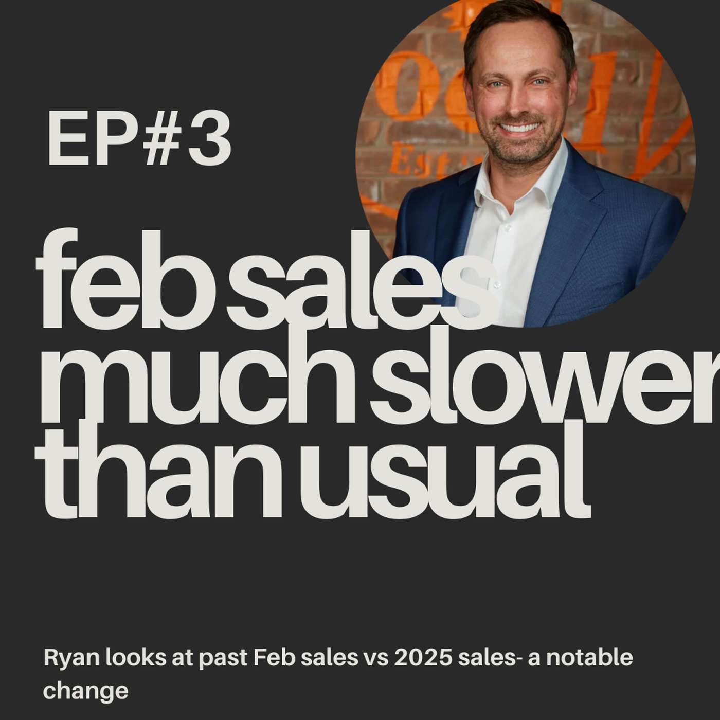 Ep 3: February 2025 Guelph real estate sales are very slow episode artwork