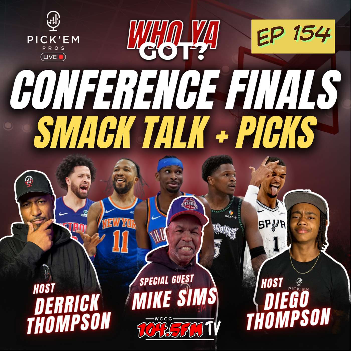 NBA Playoff Chaos, Pistons Force Game 7 & Spurs Ready for Thunder | 🎙️ THE PROPHET RETURNS 😳🍷