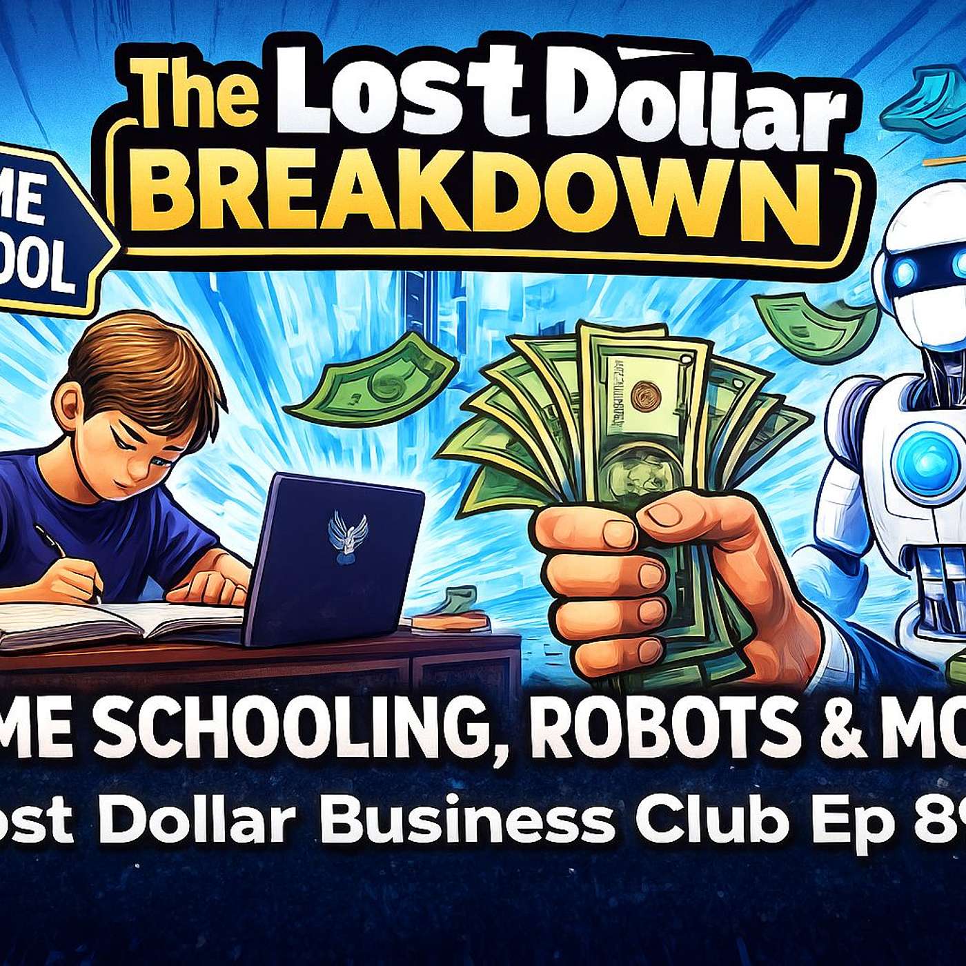 The Lost Dollar Breakdown: Home Schooling  Robots & Money | Lost Dolaar Business Club Ep 895 episode artwork