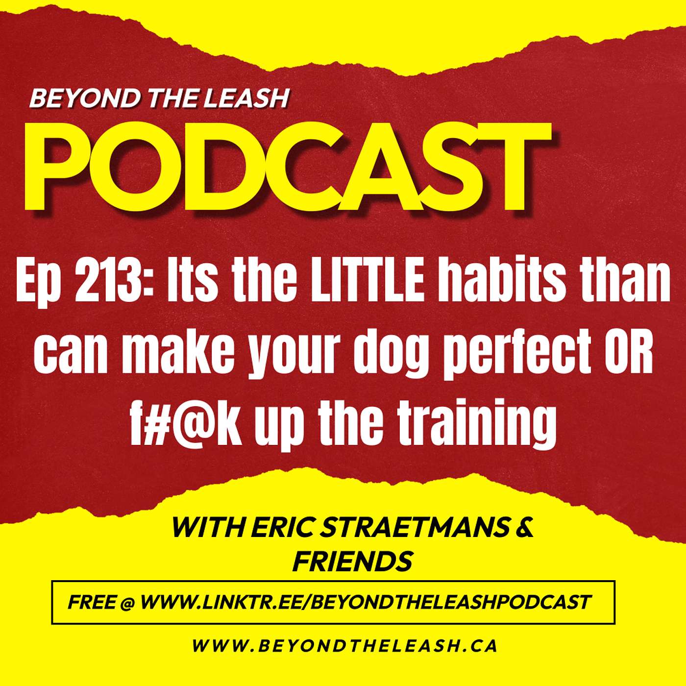 Ep 213: Its the LITTLE habits than can make your dog perfect OR f#@k up the training