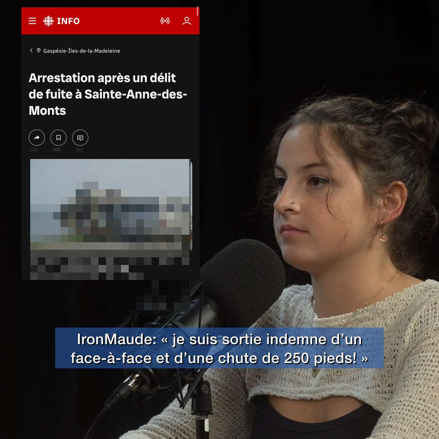 E1 : J'ai survécu à un face à face sur la route et une chute de 250 pieds! -IronMaude episode artwork