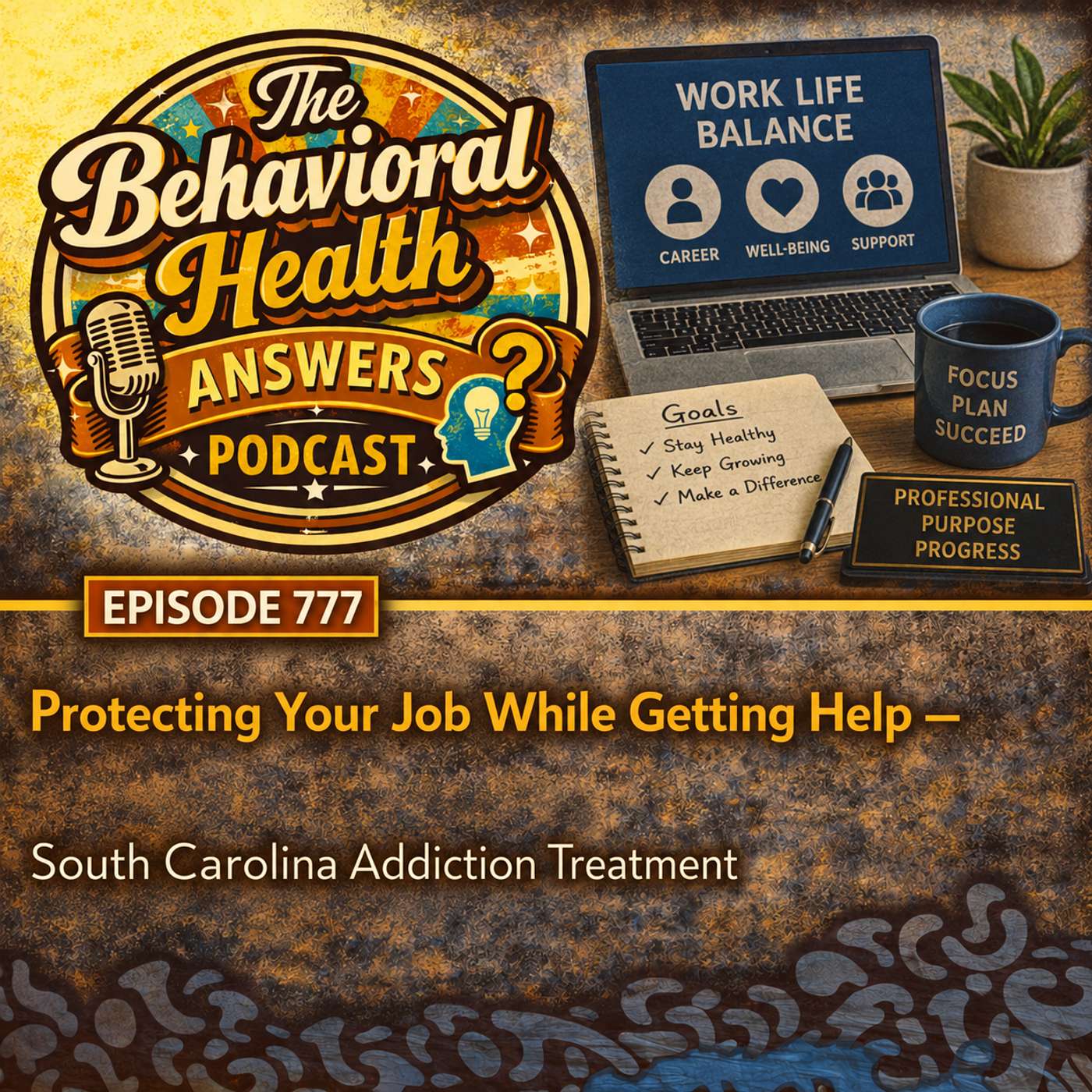 Episode 777: Protecting Your Job While Getting Help | South Carolina Addiction Treatment episode artwork