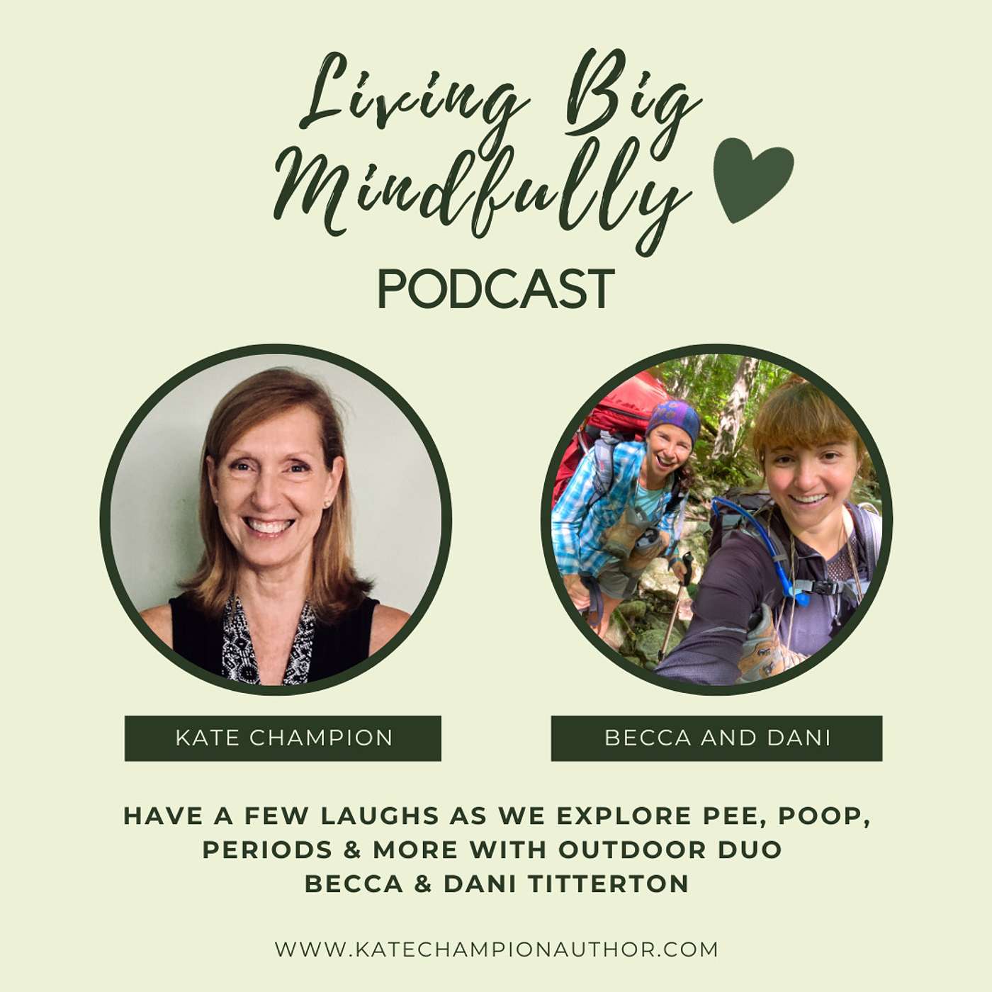 Ep 16: Have a few laughs as we explore pee, poop, periods & more with outdoor duo Becca & Dani Titterton....
