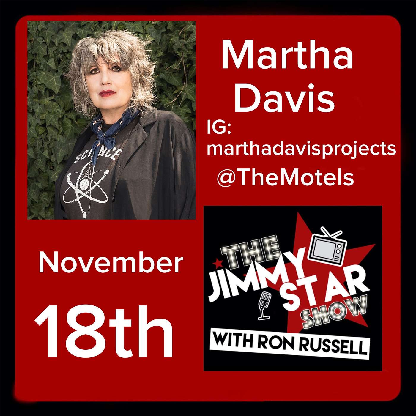 Martha Davis @TheMotels / Scott Page @IAmScottPage