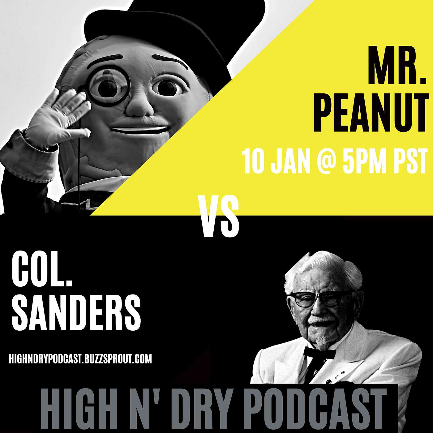 Episode 12. The Witch's Asshole & Mr. Peanut vs. Col. Sanders (Feat. a special guest) episode artwork