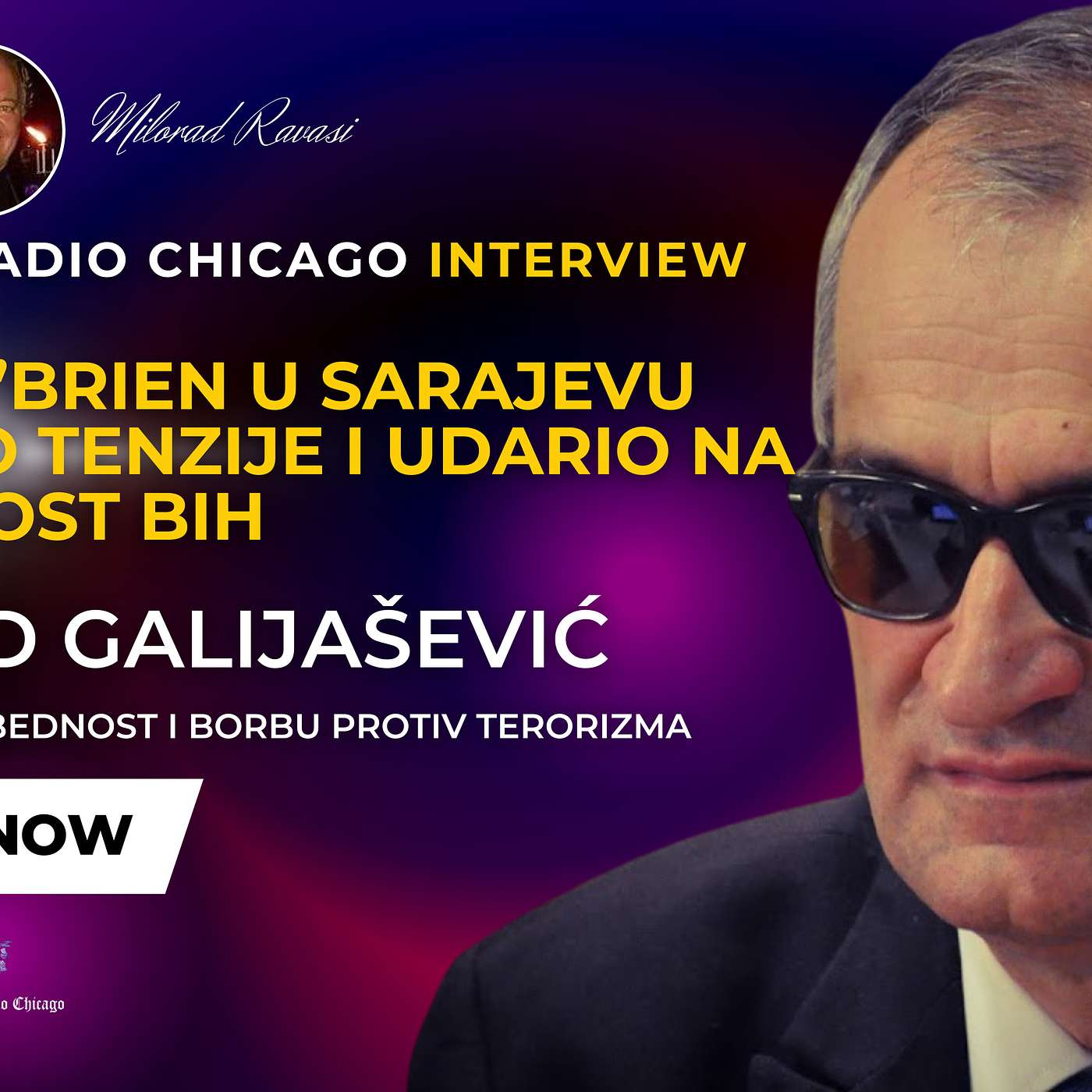 NEW! DŽEVAD GALIJAŠEVIĆ - JAMES O’BRIEN U SARAJEVU PODIGAO TENZIJE I UDARIO NA STABILNOST BIH 2.2.24