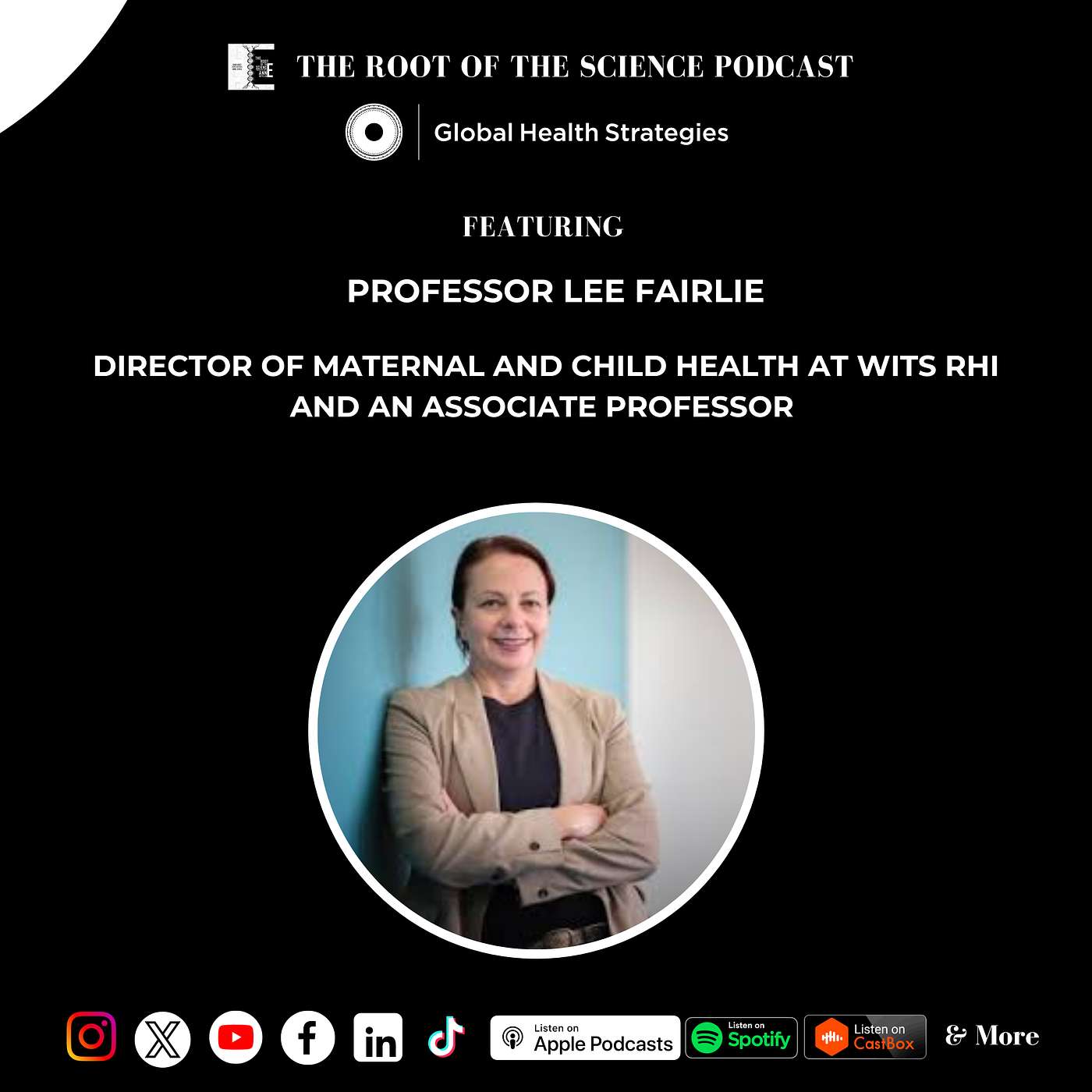 EP 155: Prof Lee Fairlie, M72 Vaccine Trial in South Africa: A  New Era in TB Treatment