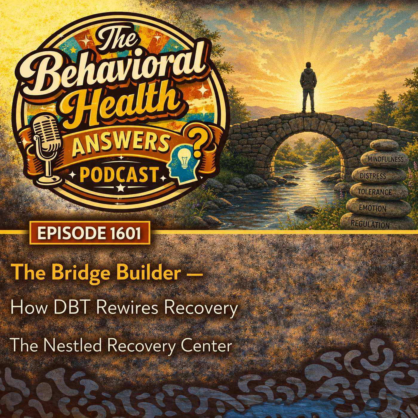 Episode 1601: The Bridge Builder - How DBT Rewires Recovery | The Nestled Recovery Center episode artwork