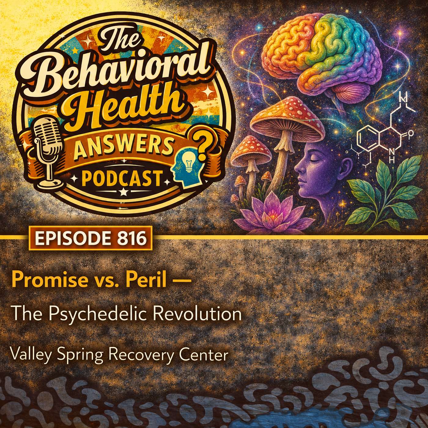 Episode 816: Promise vs. Peril - The Psychedelic Revolution | Valley Spring Recovery Center episode artwork