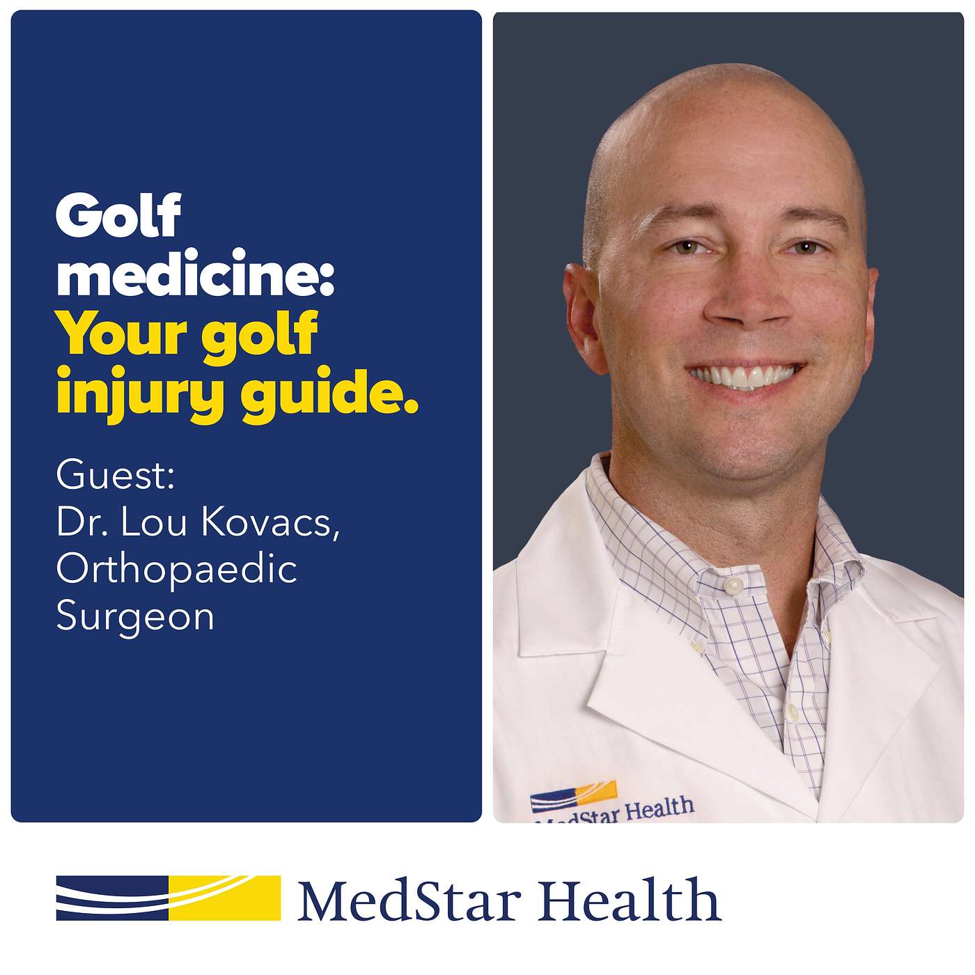 cover of episode Golf Medicine: Golf Injury Guide with Dr. Kovacs