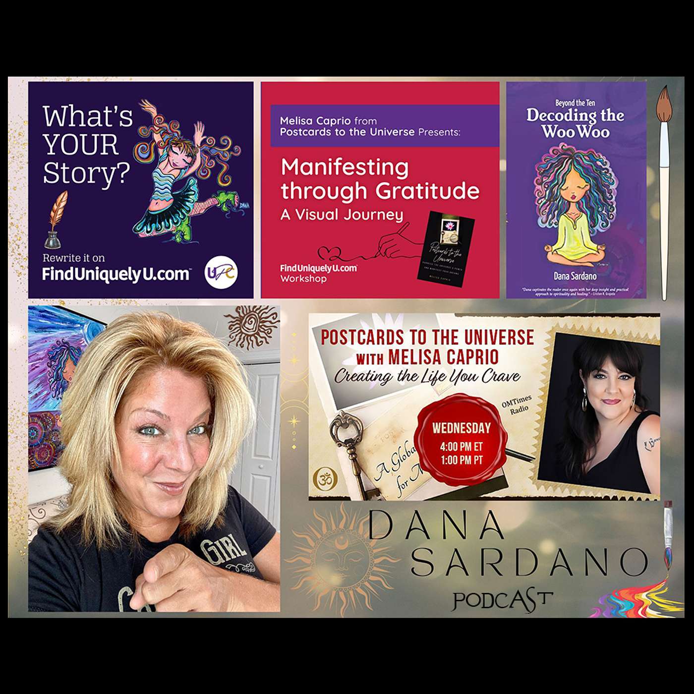 Author and Creator Dana Sardano - FindUniquelyU - What's Your Story?