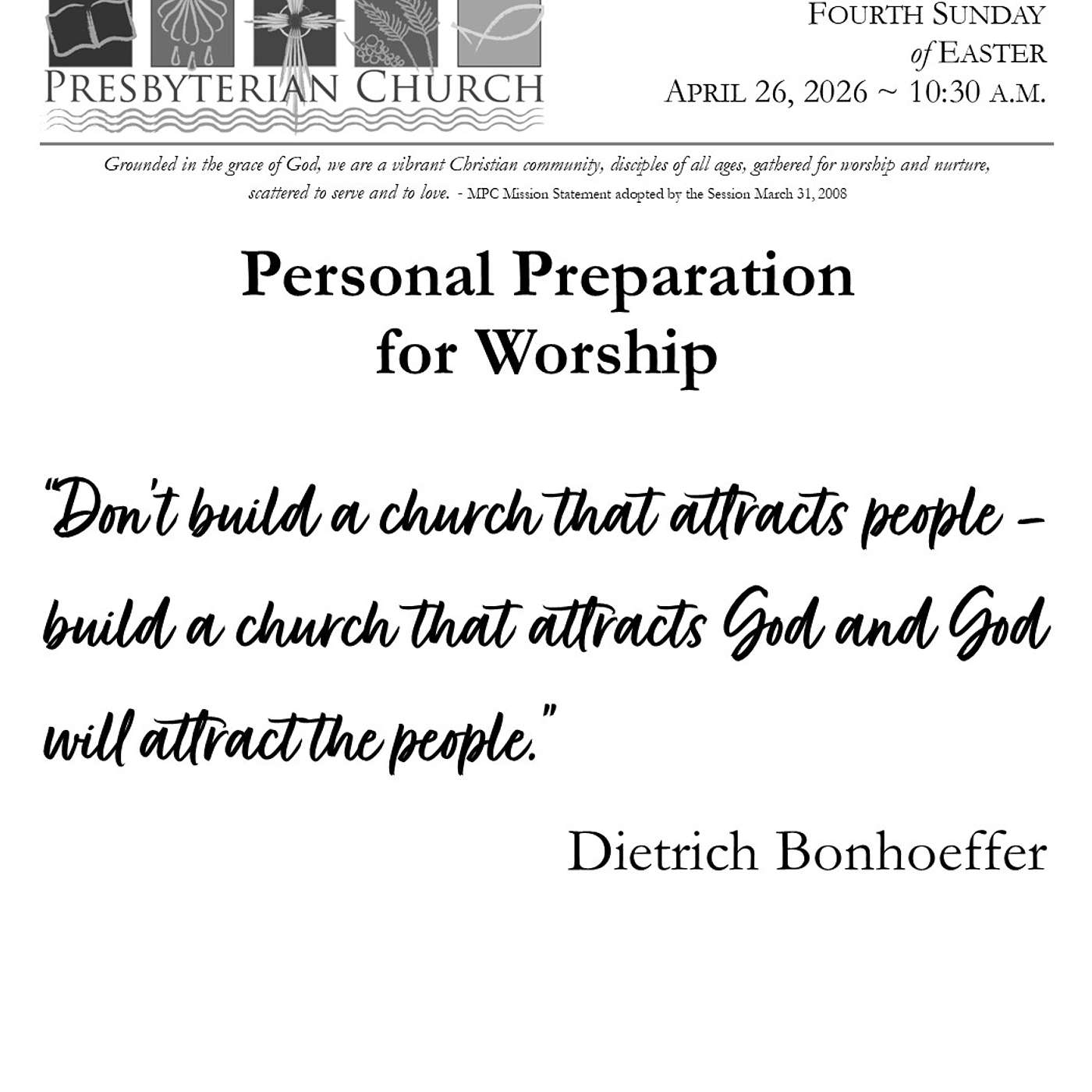 4/26/26 Worship Service - "The Day the Preacher Got Pickpocketed" episode artwork