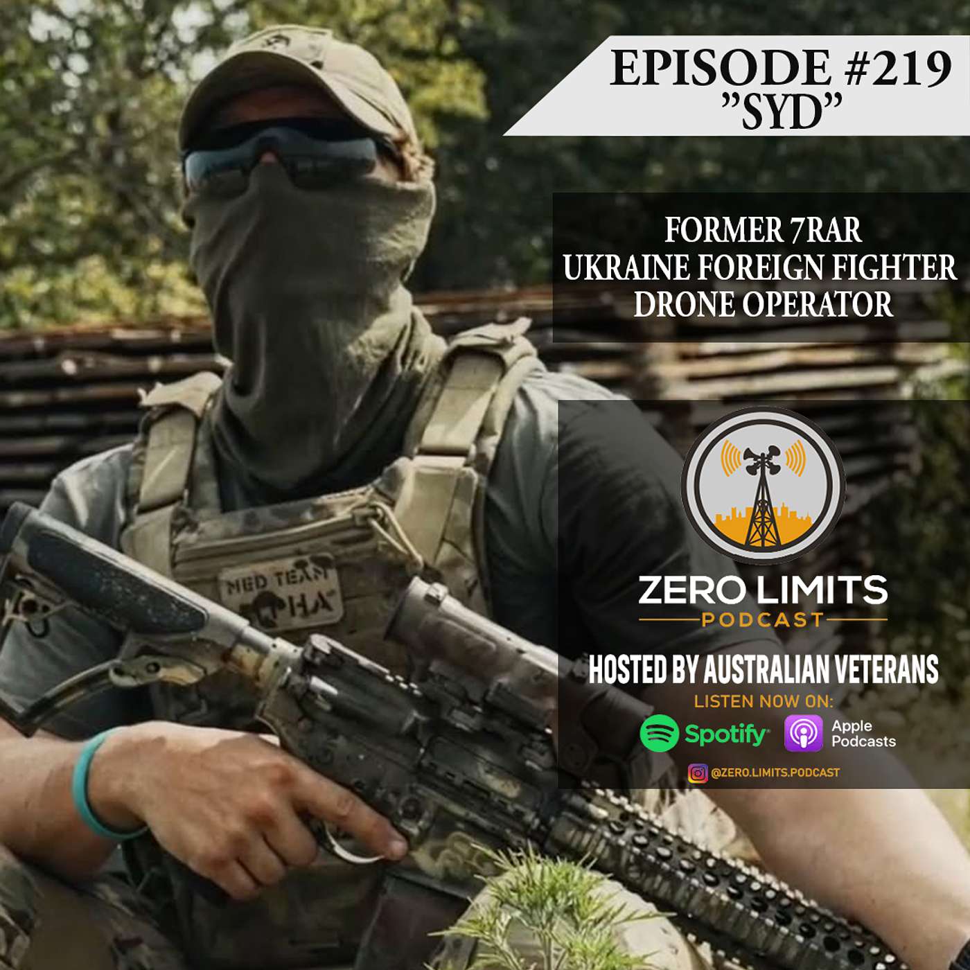 Ep. 219 “SYD” aka Insta page Aussie Degenerate former 7RAR and current Ukraine Foreign Fighter