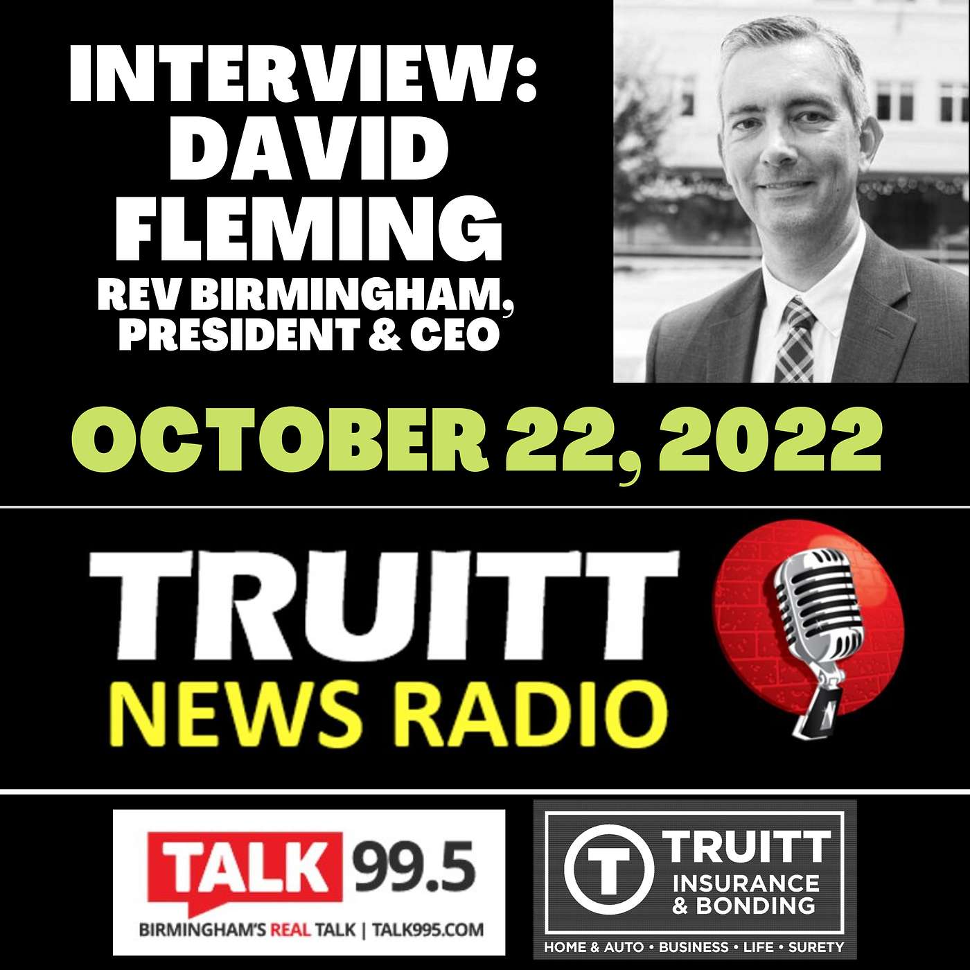 INTERVIEW: David Fleming, President & CEO of REV Birmingham, from our 10/22/2022 show