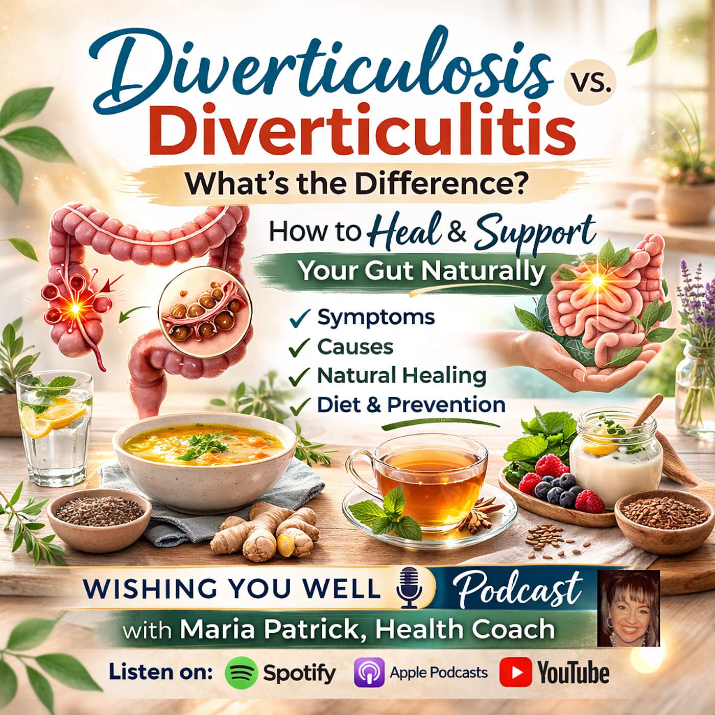 PODCAST: Divirticulitis vs. Diverticulosis - What's the Difference? And How to Support Yourself episode artwork