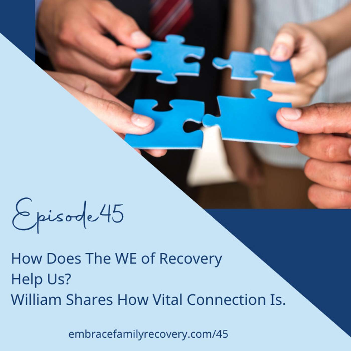 How Does The WE of Recovery Help Us? William Shares How Vital Connection Is.