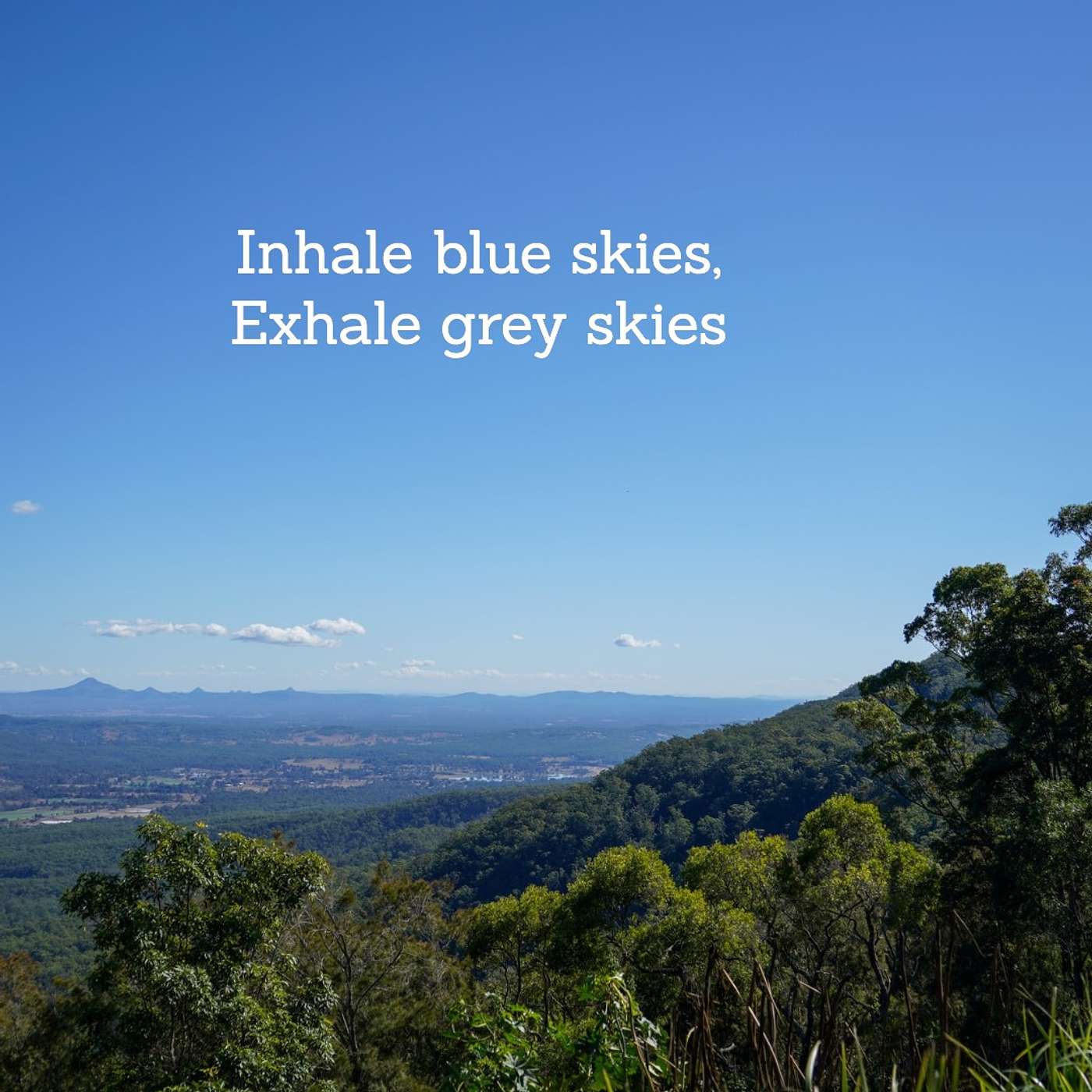 #12 INhale blue skies, exhale grey skies episode artwork
