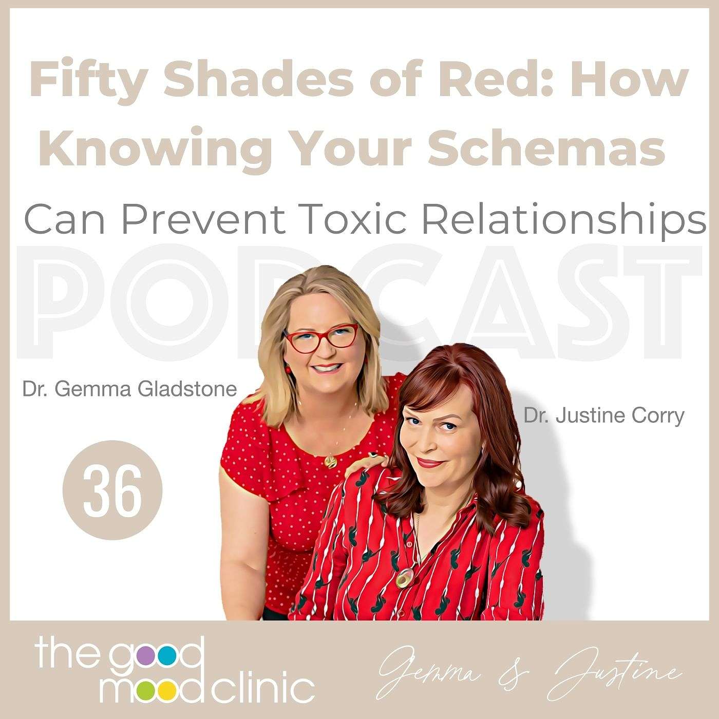 36: Fifty Shades of Red: How Knowing Your Schemas Can Prevent Toxic Relationships