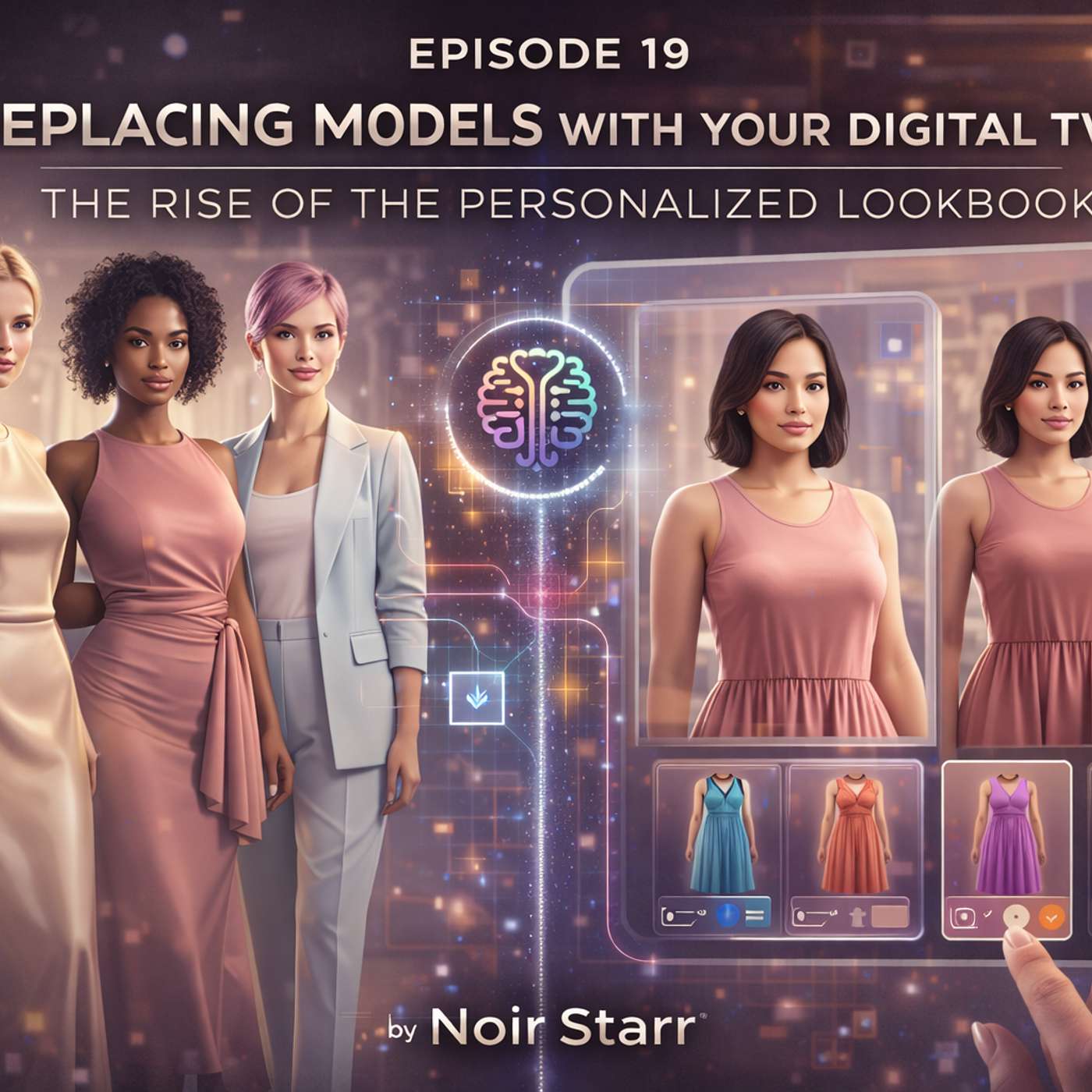 🎙️ Episode 19 :  “Replacing Models With Your Digital Twin: The Rise of the Personalized Lookbook” episode artwork