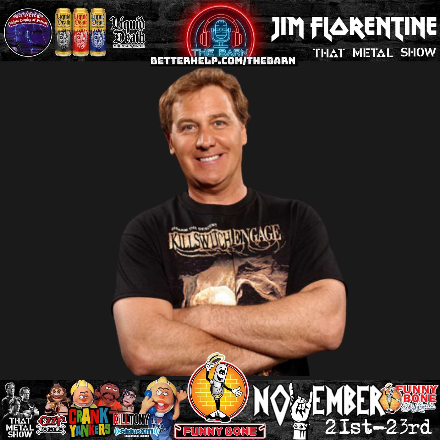 Jim Florentine on The Barn Podcast: Comedy, Metal, and Legendary Stories