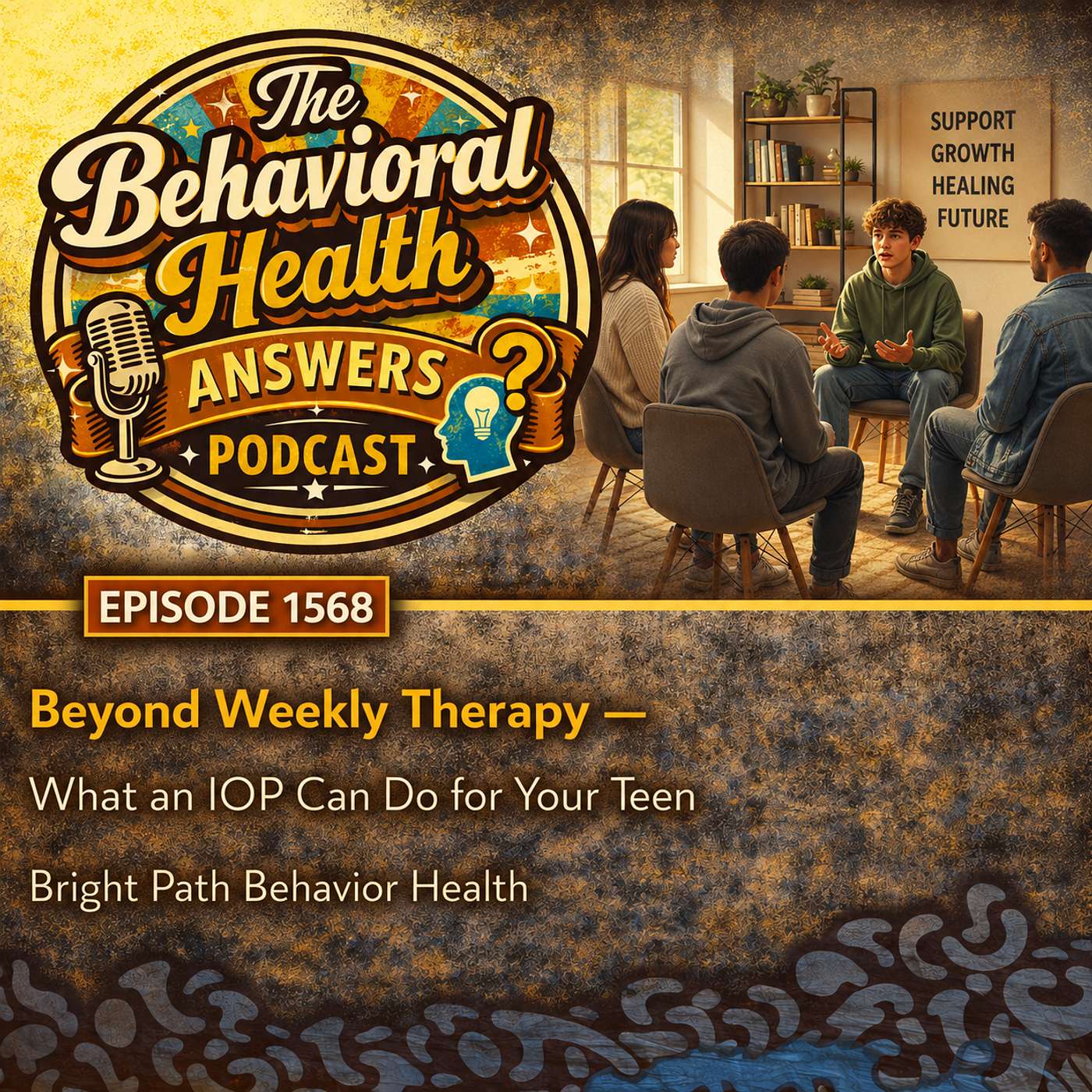 Episode 1568: Beyond Weekly Therapy - What an IOP Can Do for Your Teen | Bright Path Behavior Health episode artwork