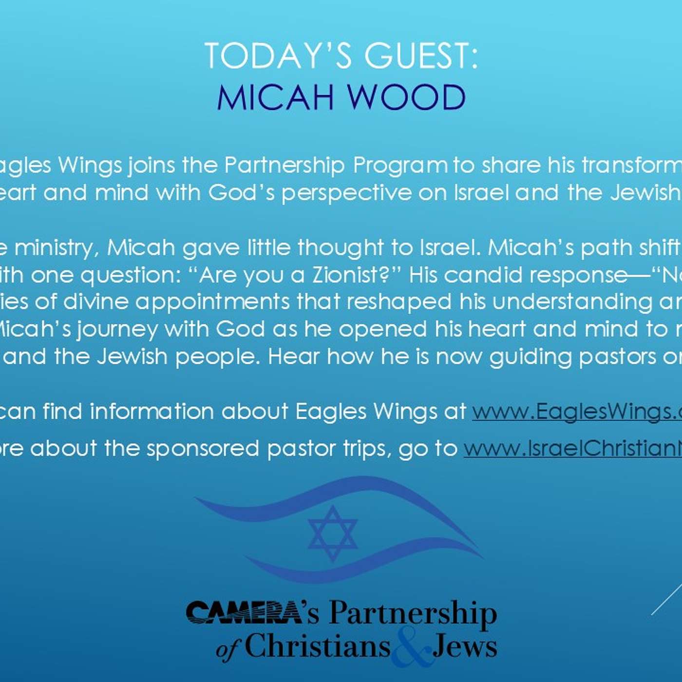 August 27, 2025: Micah Wood, Eagles Wings, and a Transformative Journey