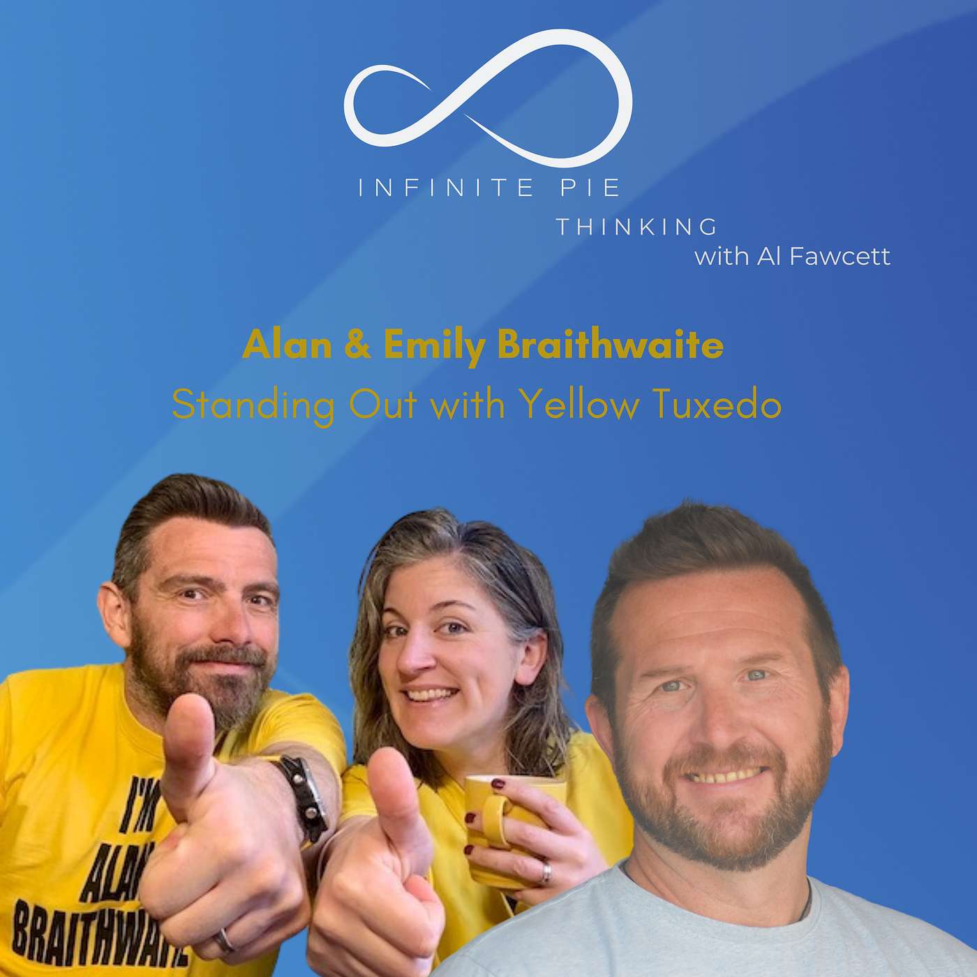 Alan & Emily Braithwaite; Standing Out with Yellow Tuxedo