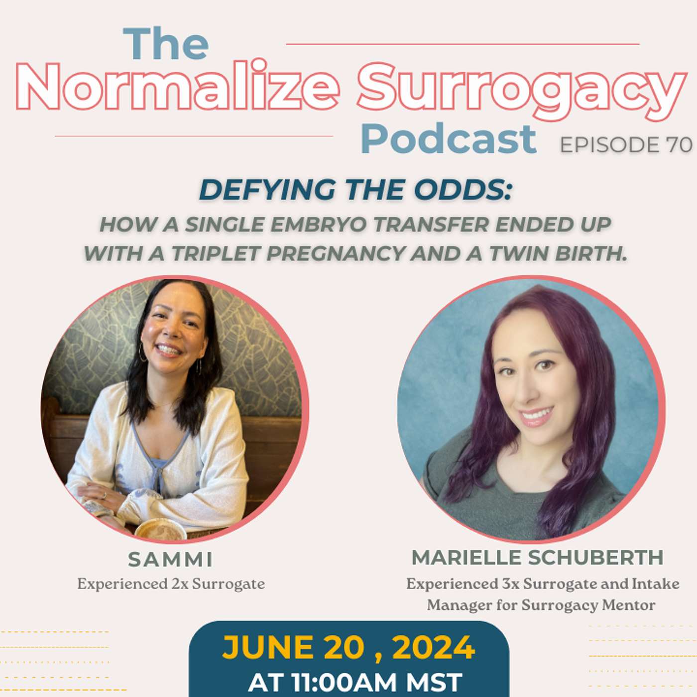 Episode 7O: Defying the Odds with Experienced Surrogate Sammi