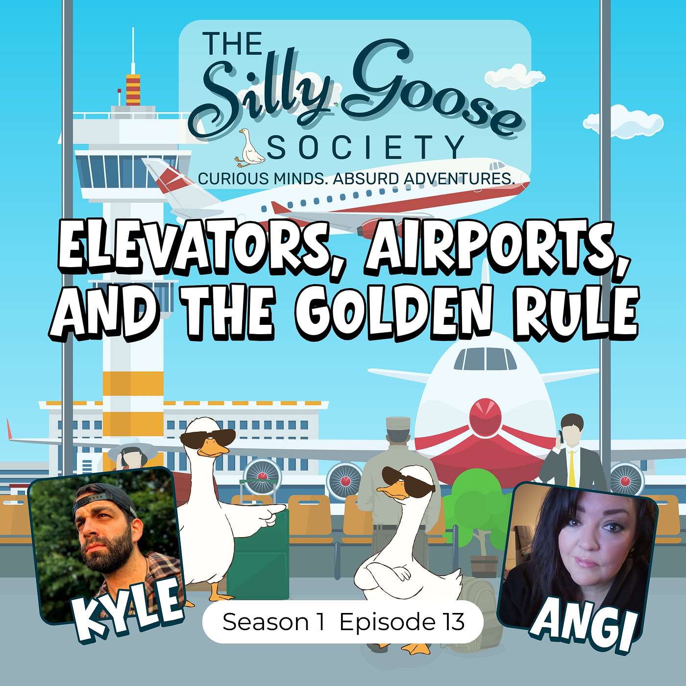 S1E13: Elevators, Airports, And The Golden Rule episode artwork