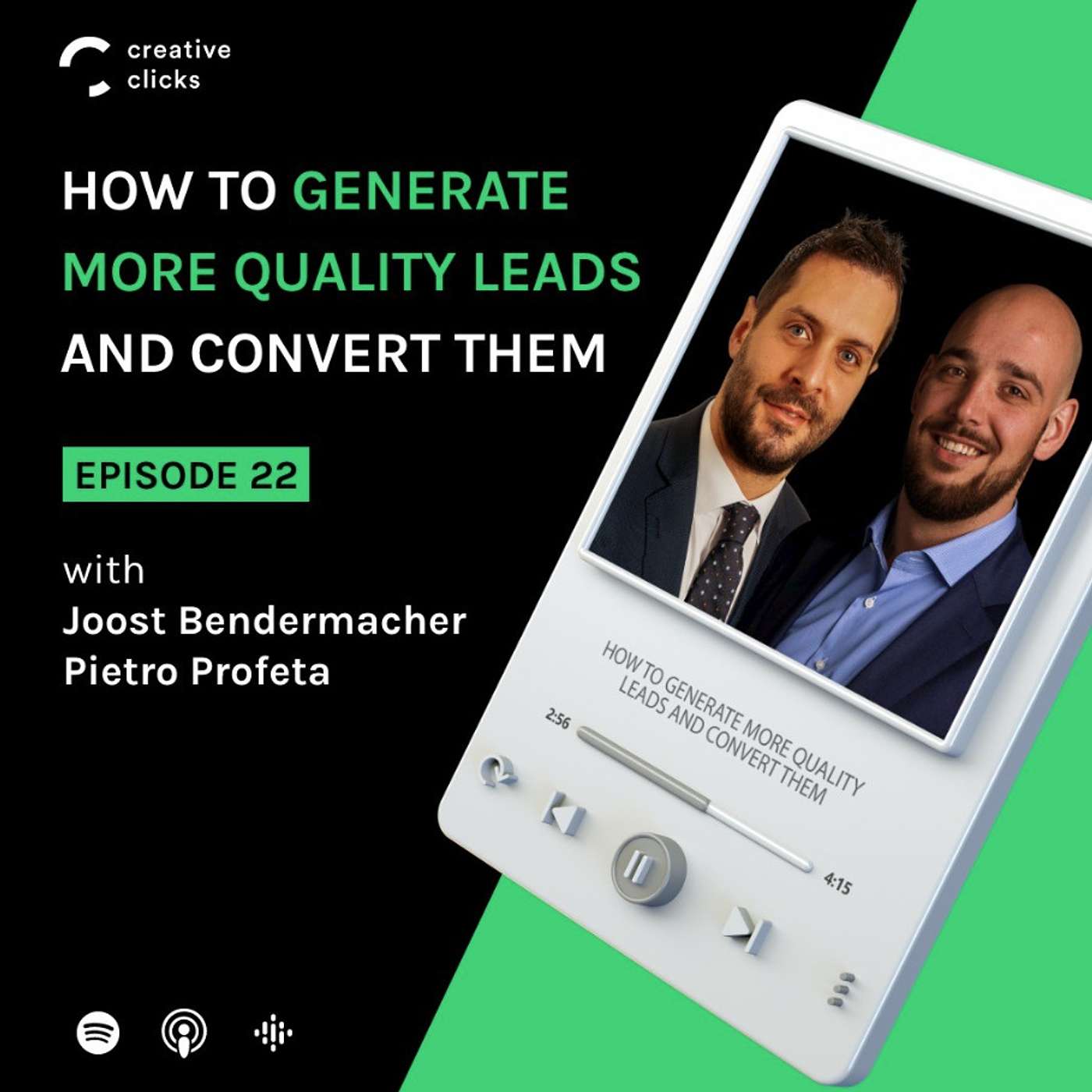 Episode 22 - How to generate more quality leads and convert them! episode artwork