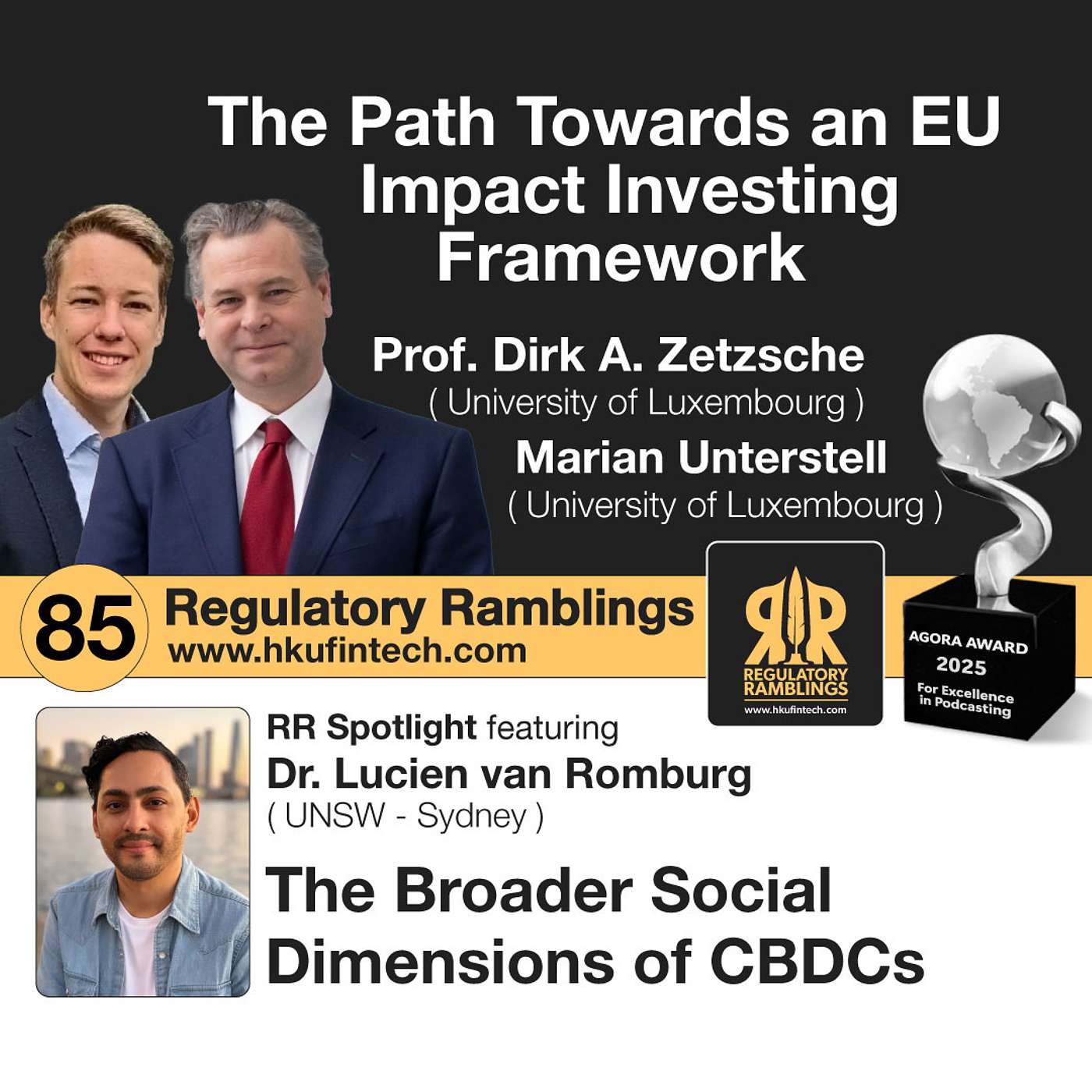 Ep 85 - Advancing the Impact Investing Framework + The Social Dimension of CBDCs