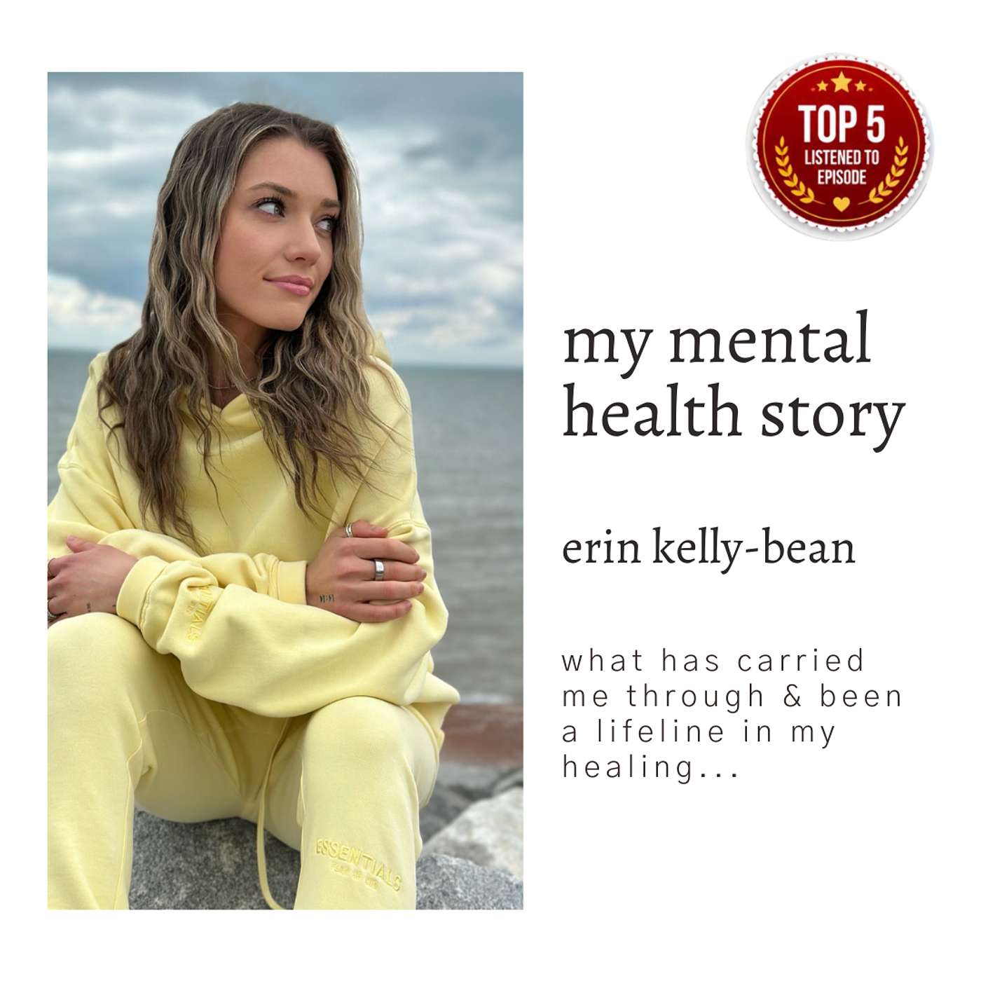 Top 5 Most Listened to Episodes - #4 My Mental Health Story - Erin Kelly-Bean episode artwork