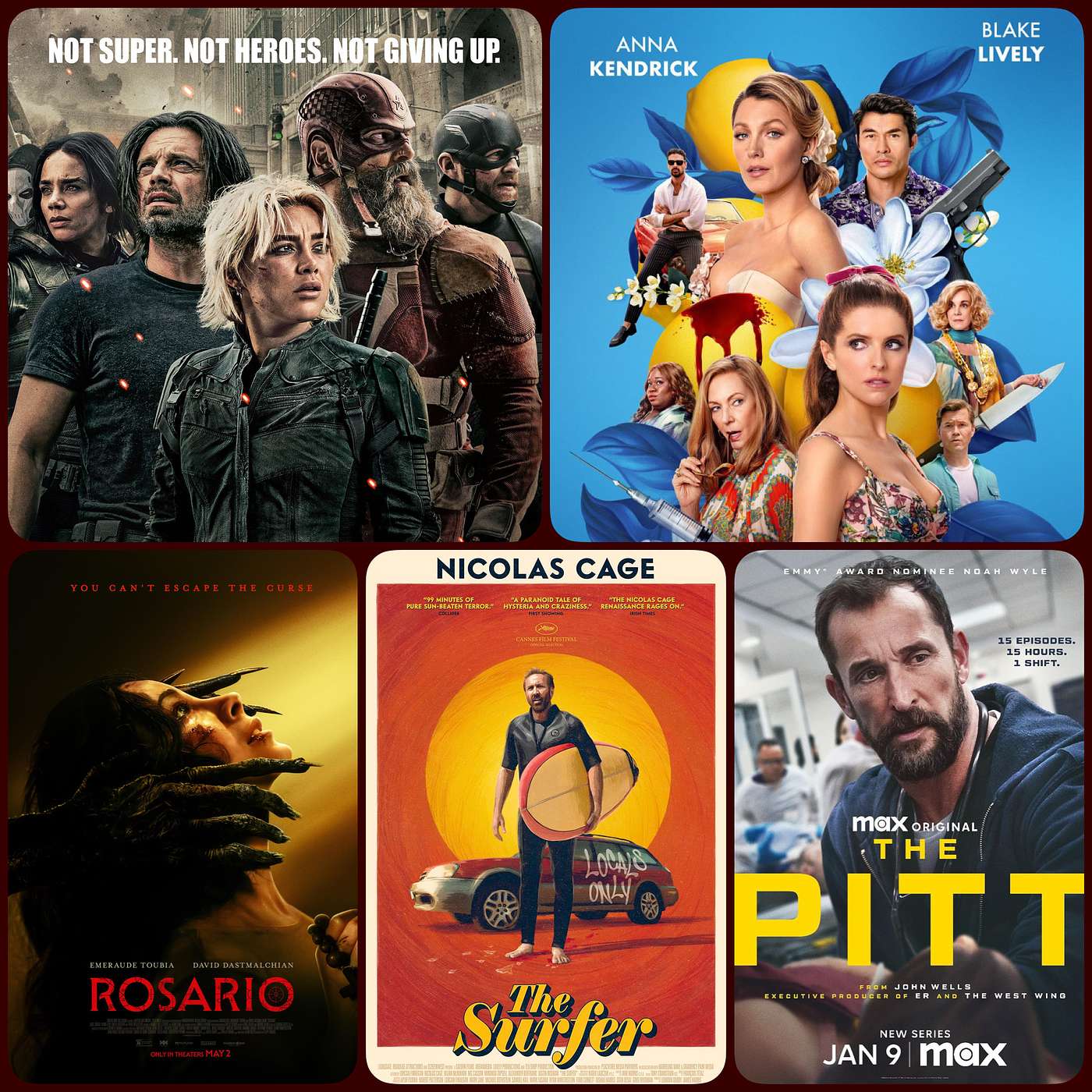 Episode 233 - Thunderbolts*, The Surfer, Another Simple Favor, Rosario, The Pitt episode artwork