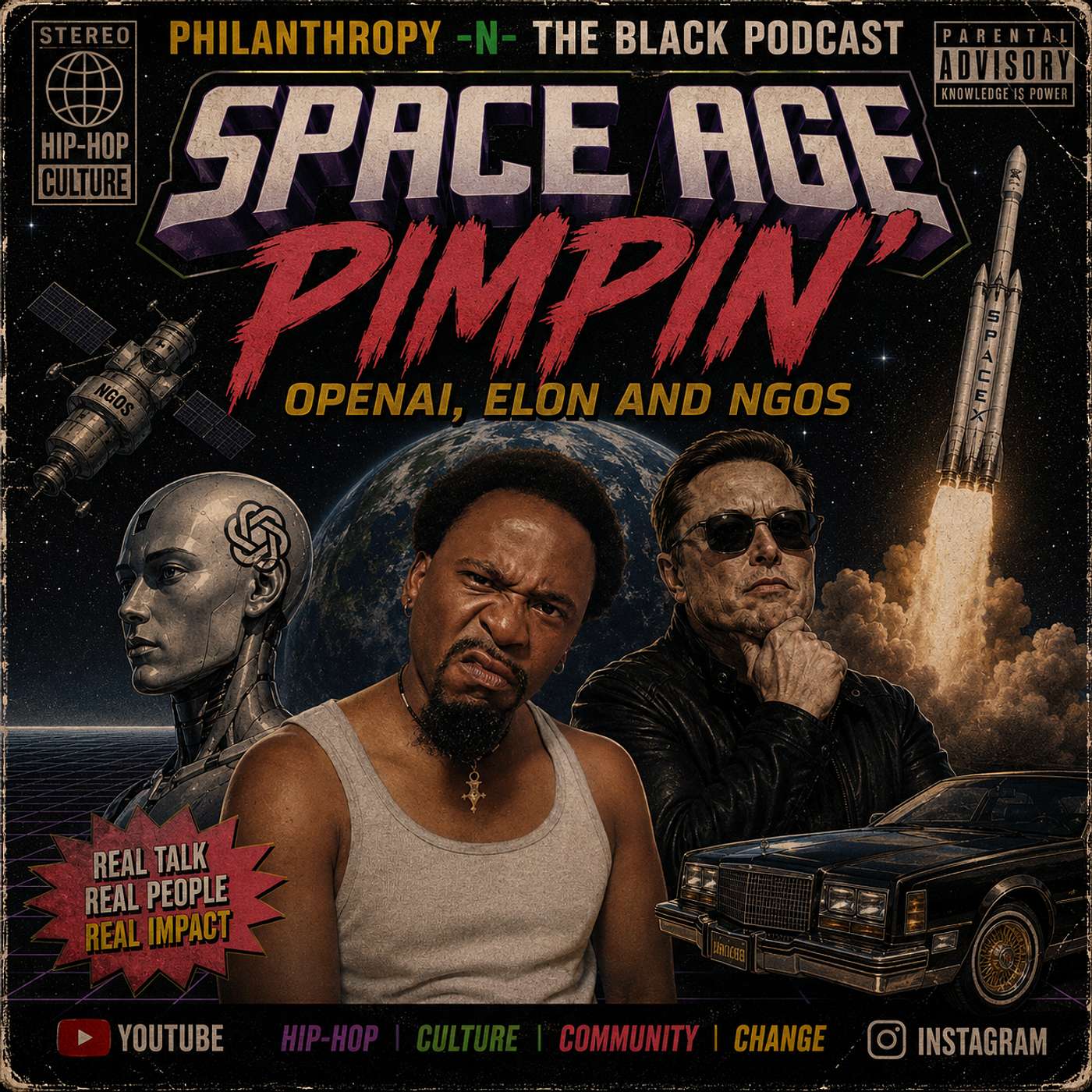 Space Age Pimpin -- OpenAI, Elon and Nonprofts episode artwork