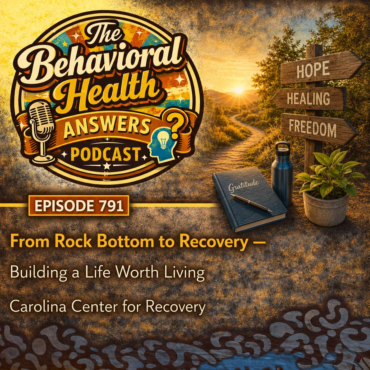 Episode 791: From Rock Bottom to Recovery - Building a Life Worth Living | Carolina Center for Recovery episode artwork