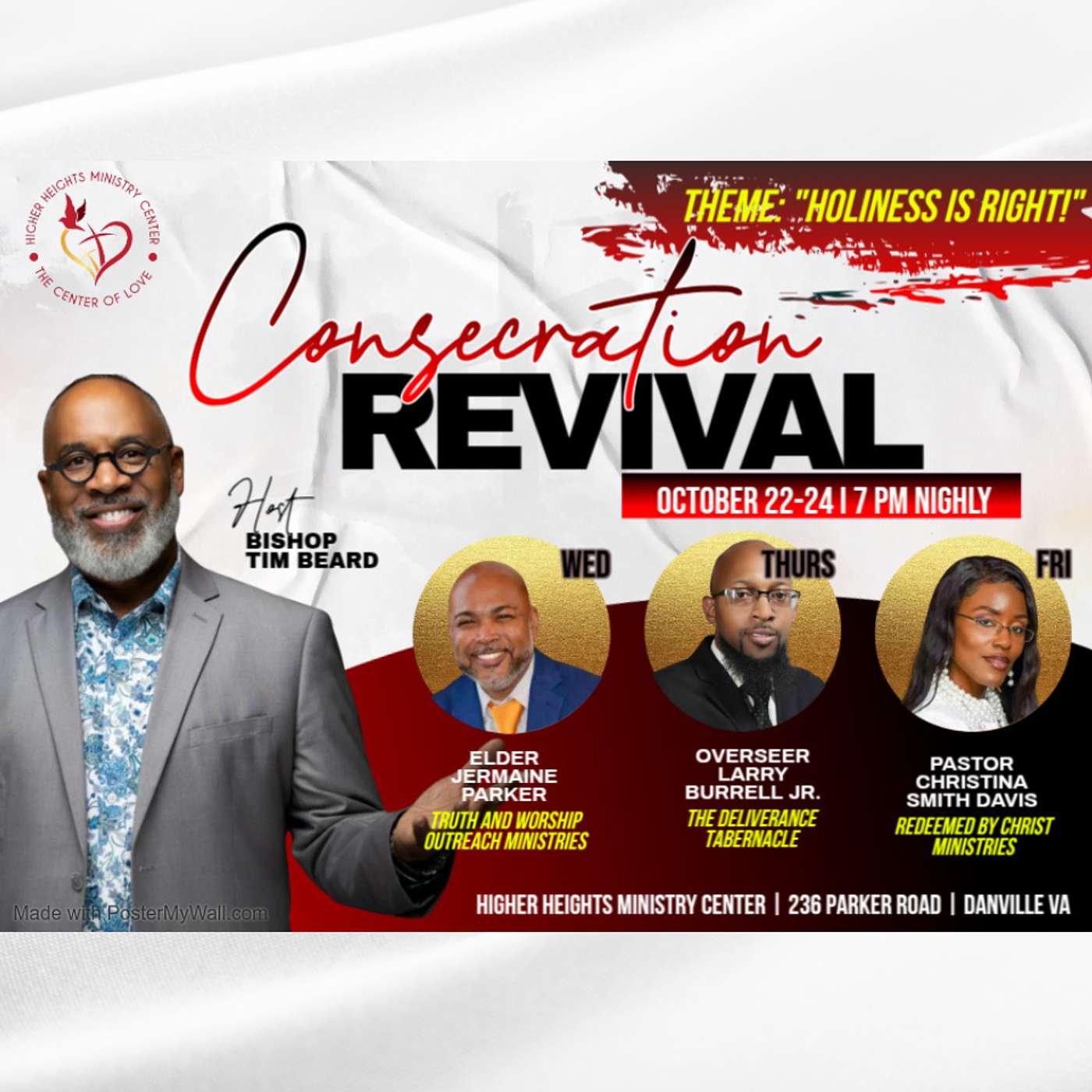 Get your Heart right in Holiness / / Overseer Larry Burrell Jr. // Consecration Revival episode artwork