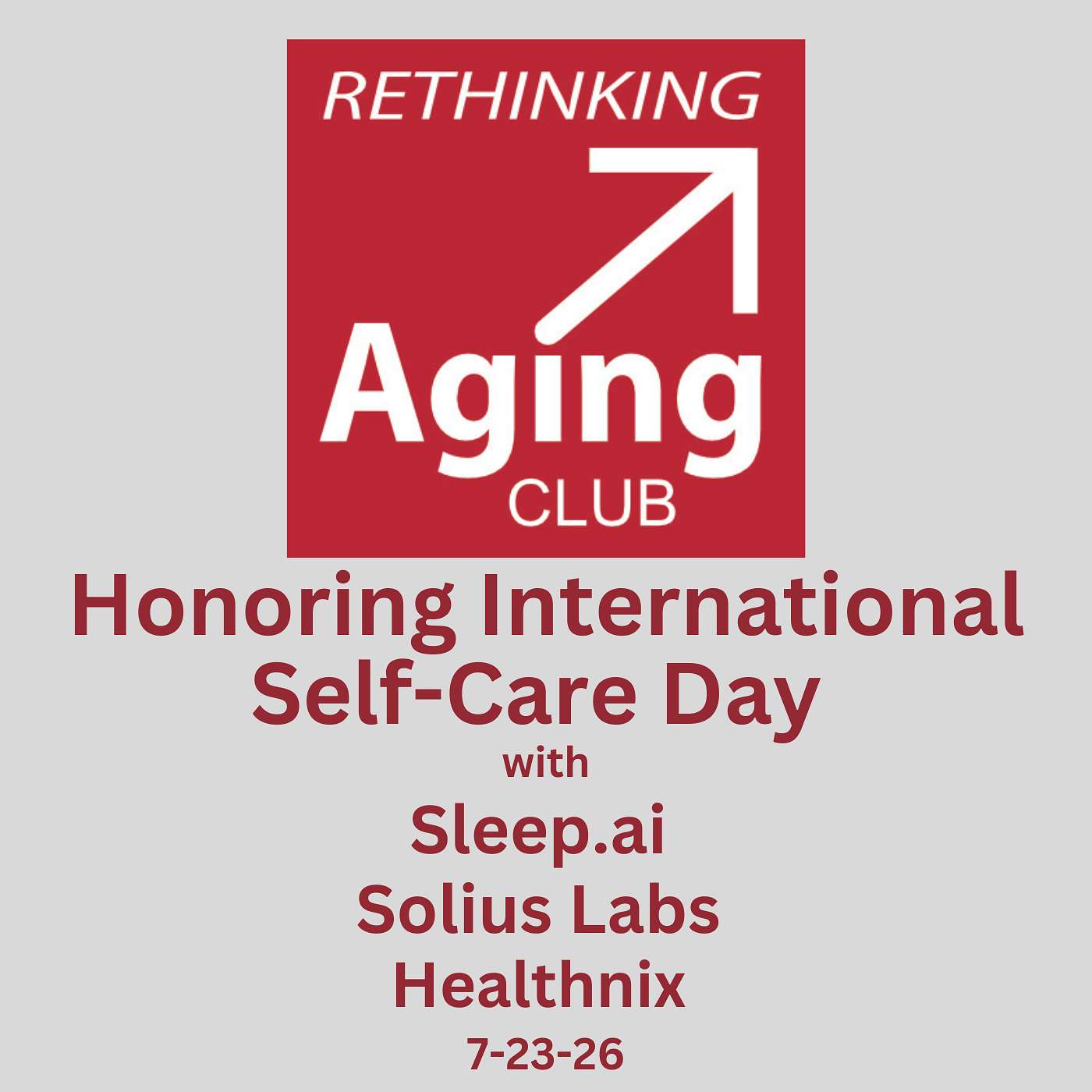 Self-Care Sleep.AI, Solius Labs, Healthnix episode artwork