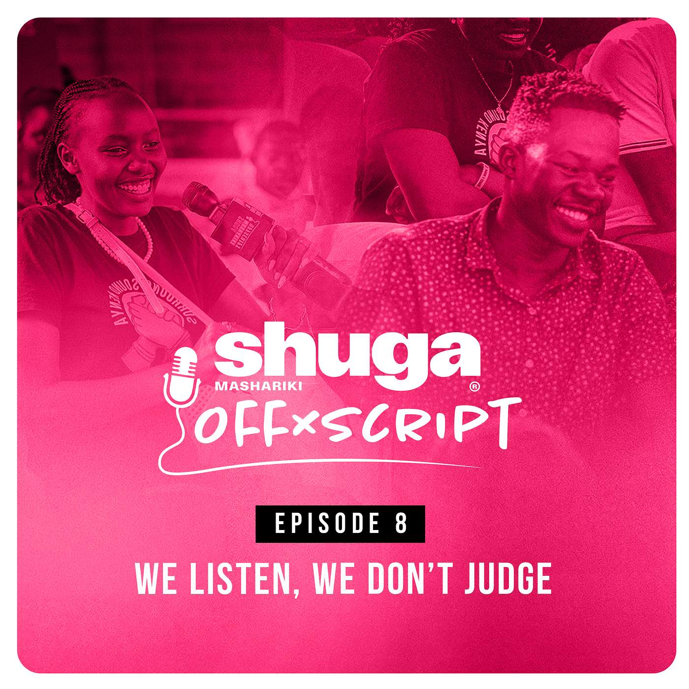 We listen, we don't judge episode artwork