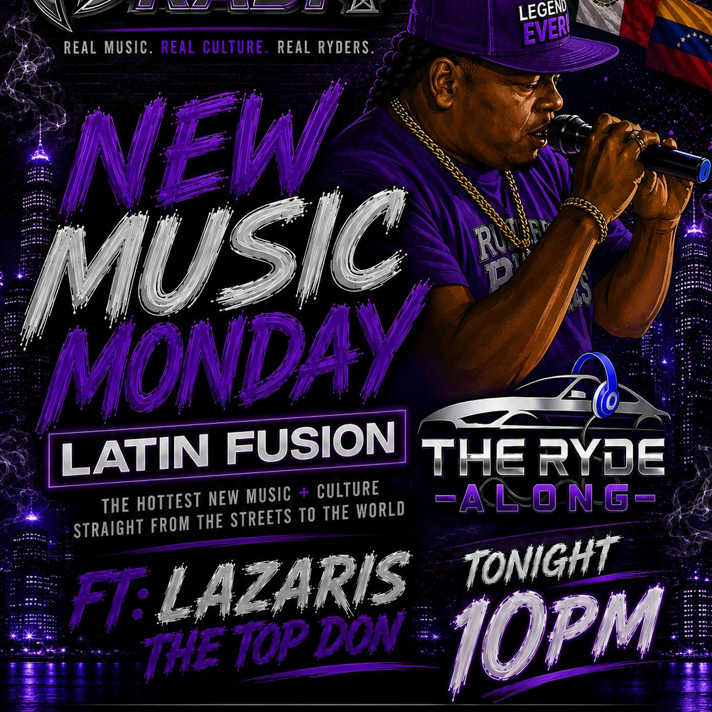 New Music Monday Latin Fusion with Mz Info ft - Lazaris The Top Don episode artwork