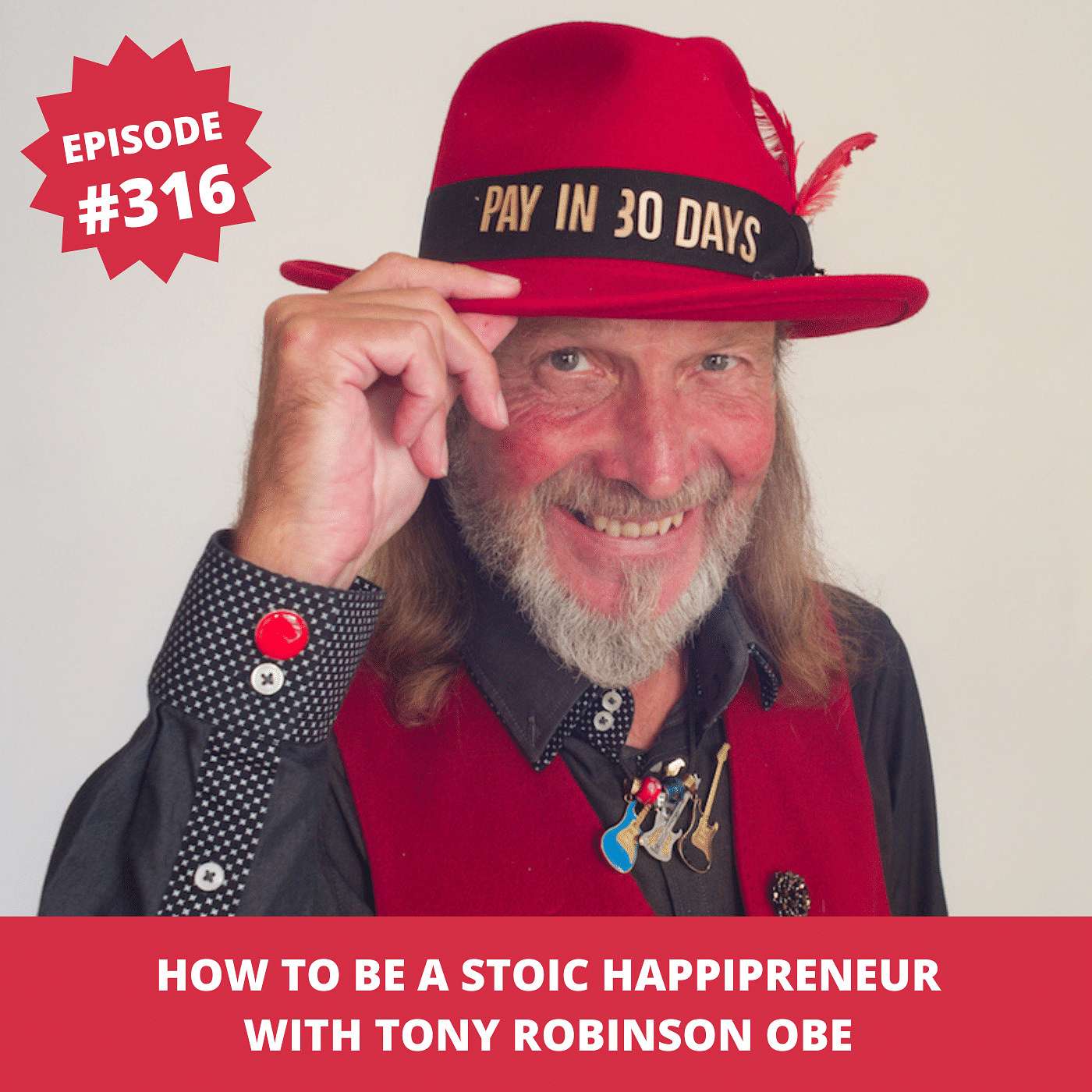 How to be a stoic Happipreneur with Tony Robinson OBE