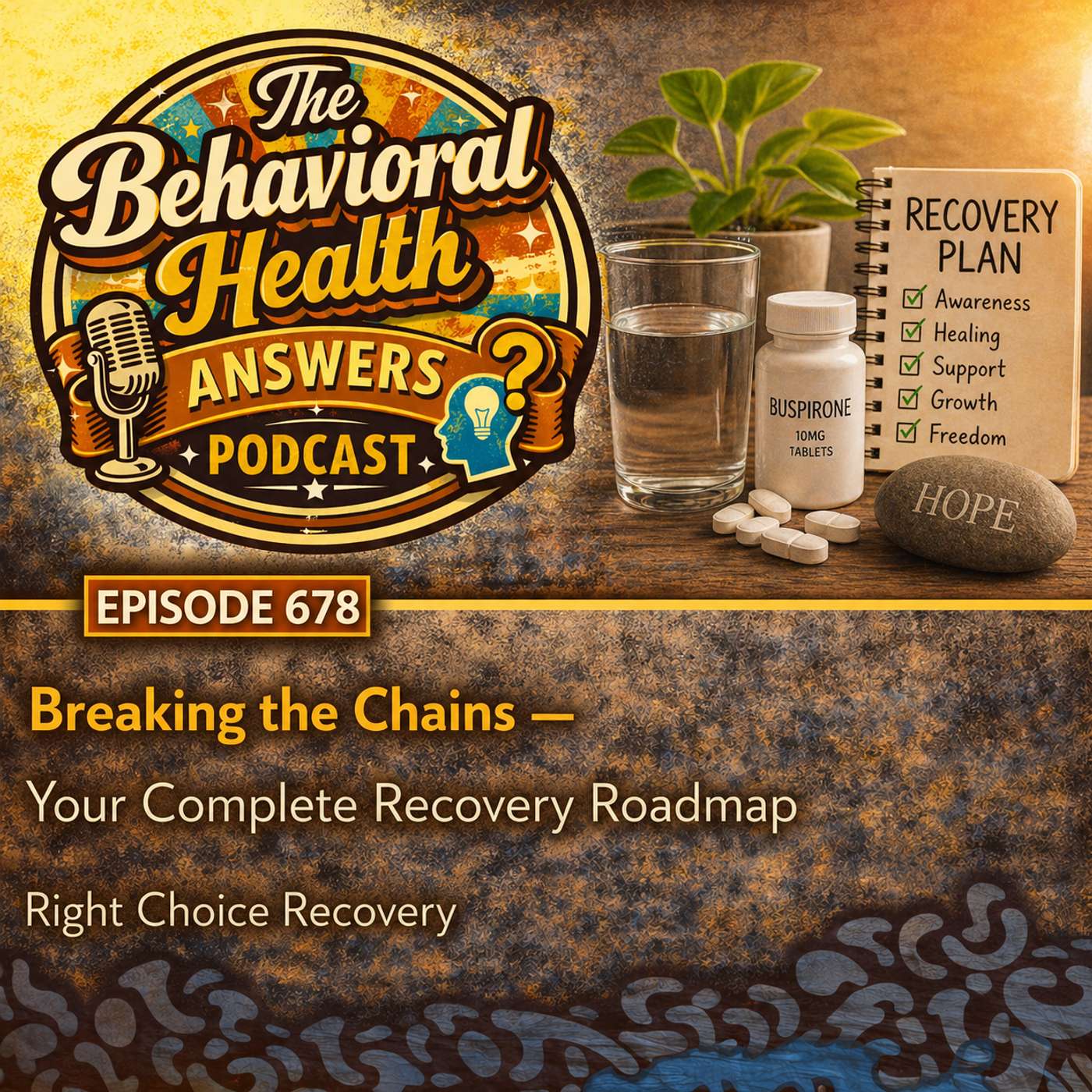 Episode 678: Breaking the Chains - Your Complete Recovery Roadmap | Right Choice Recovery episode artwork