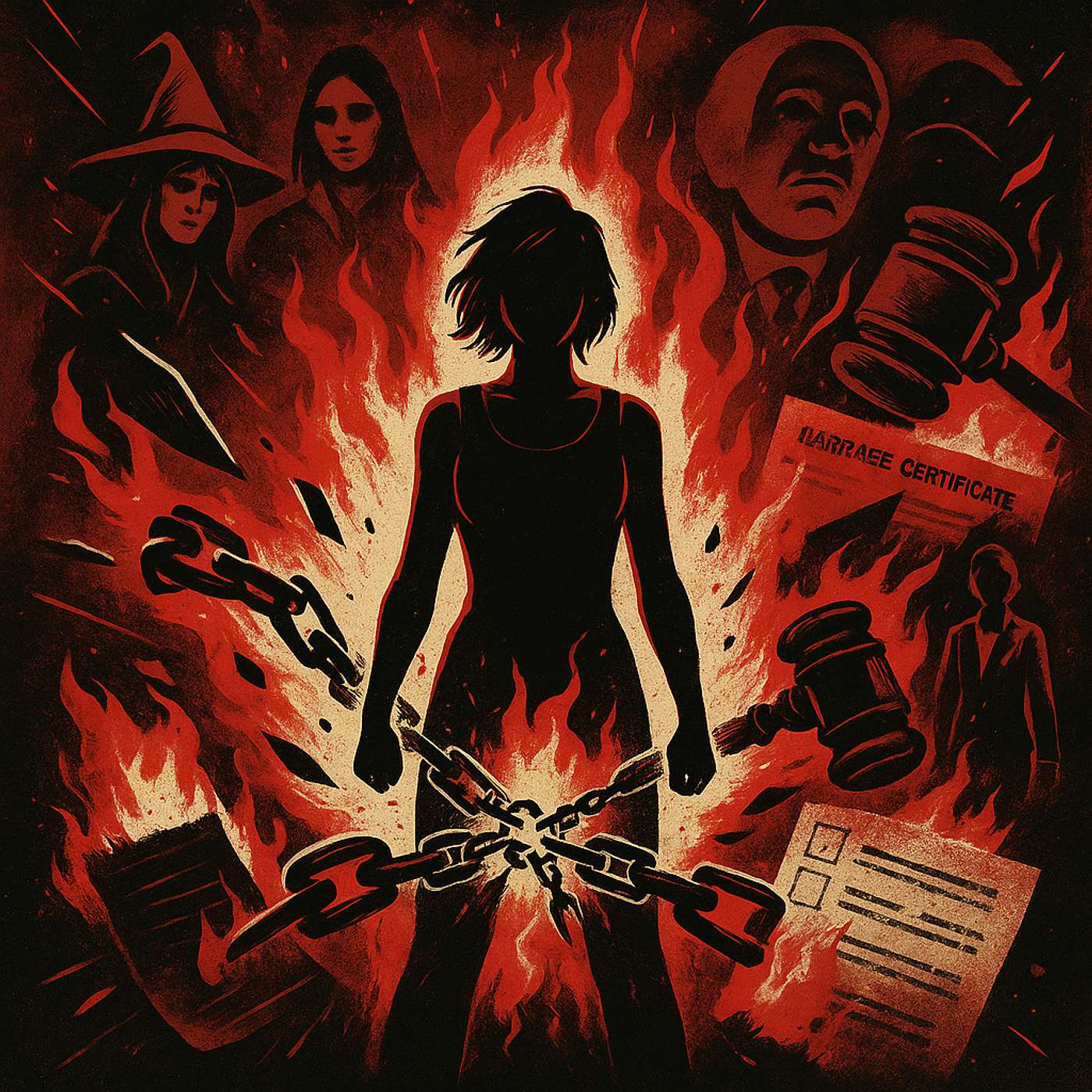 "The Psychology of Blame: How History Trains Us to Punish Women for Surviving" episode artwork