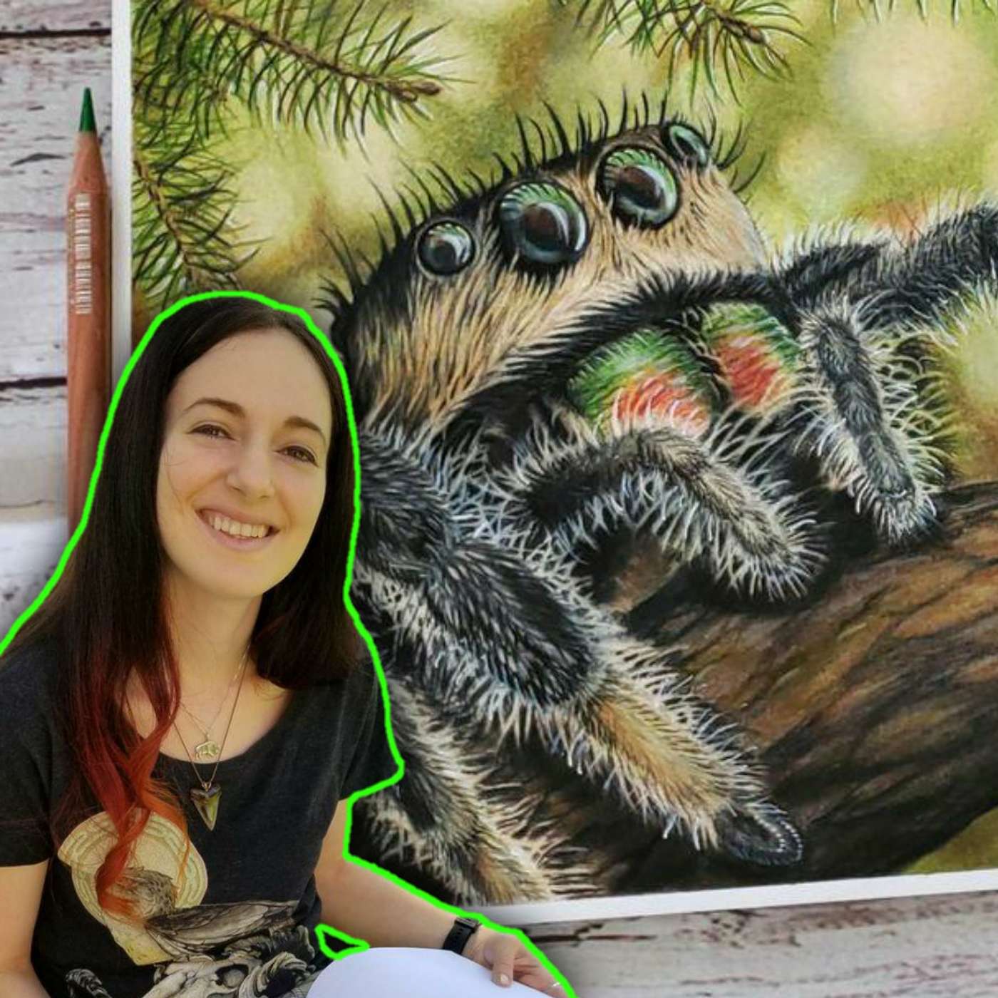 Tarantula & Unique Wildlife Art w/ Gray Ghost Creations