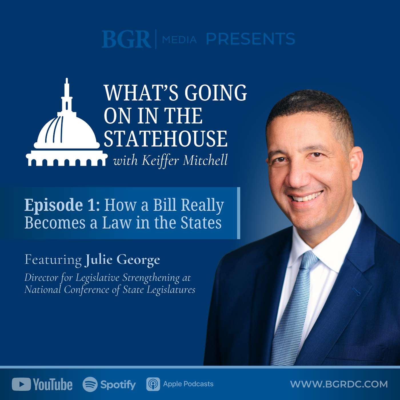 How a Bill Really Becomes Law in the States – Featuring Julie George of the  National Conference of State Legislatures (NCSL) episode artwork