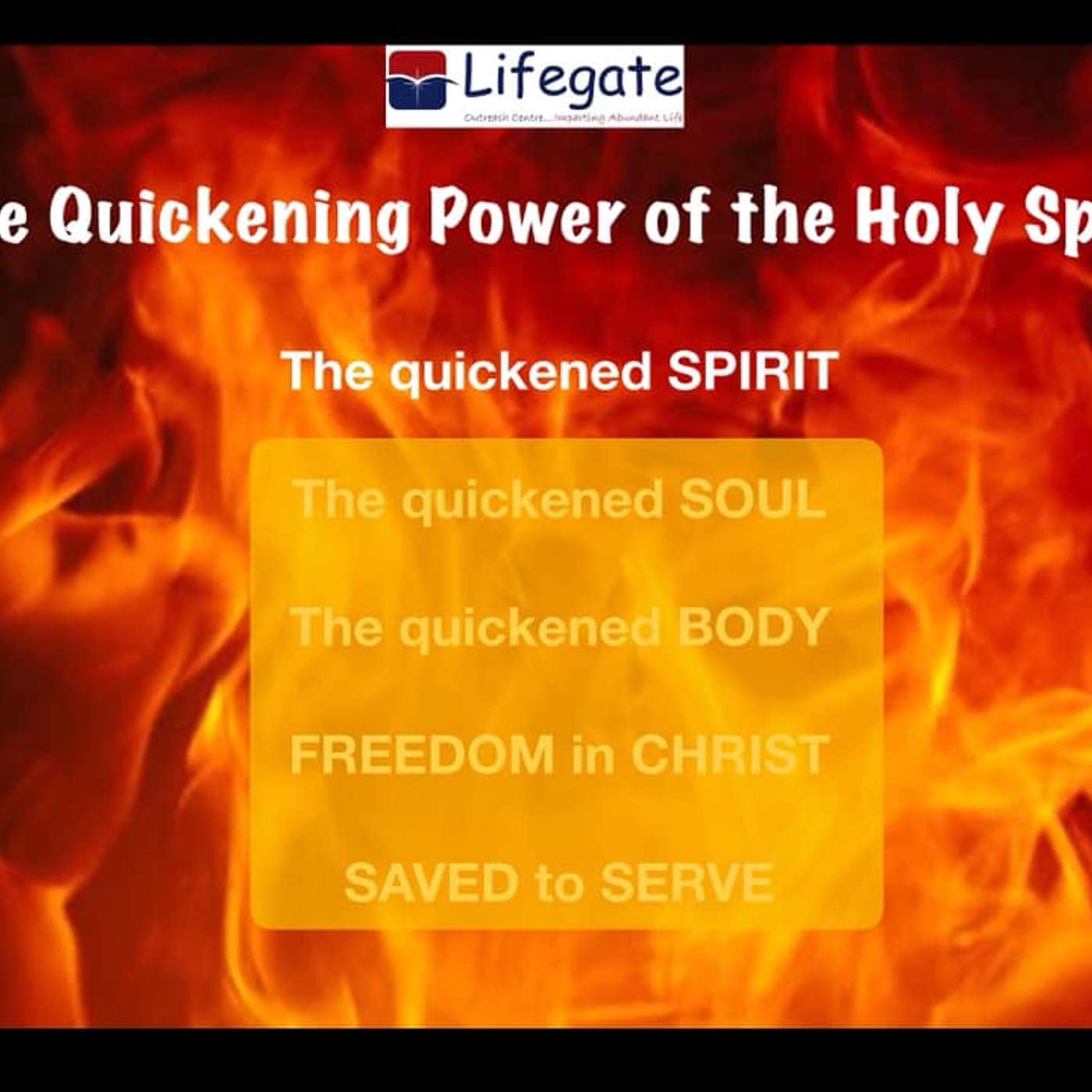 Enjoying the Quickened Spirit - 310319 episode artwork
