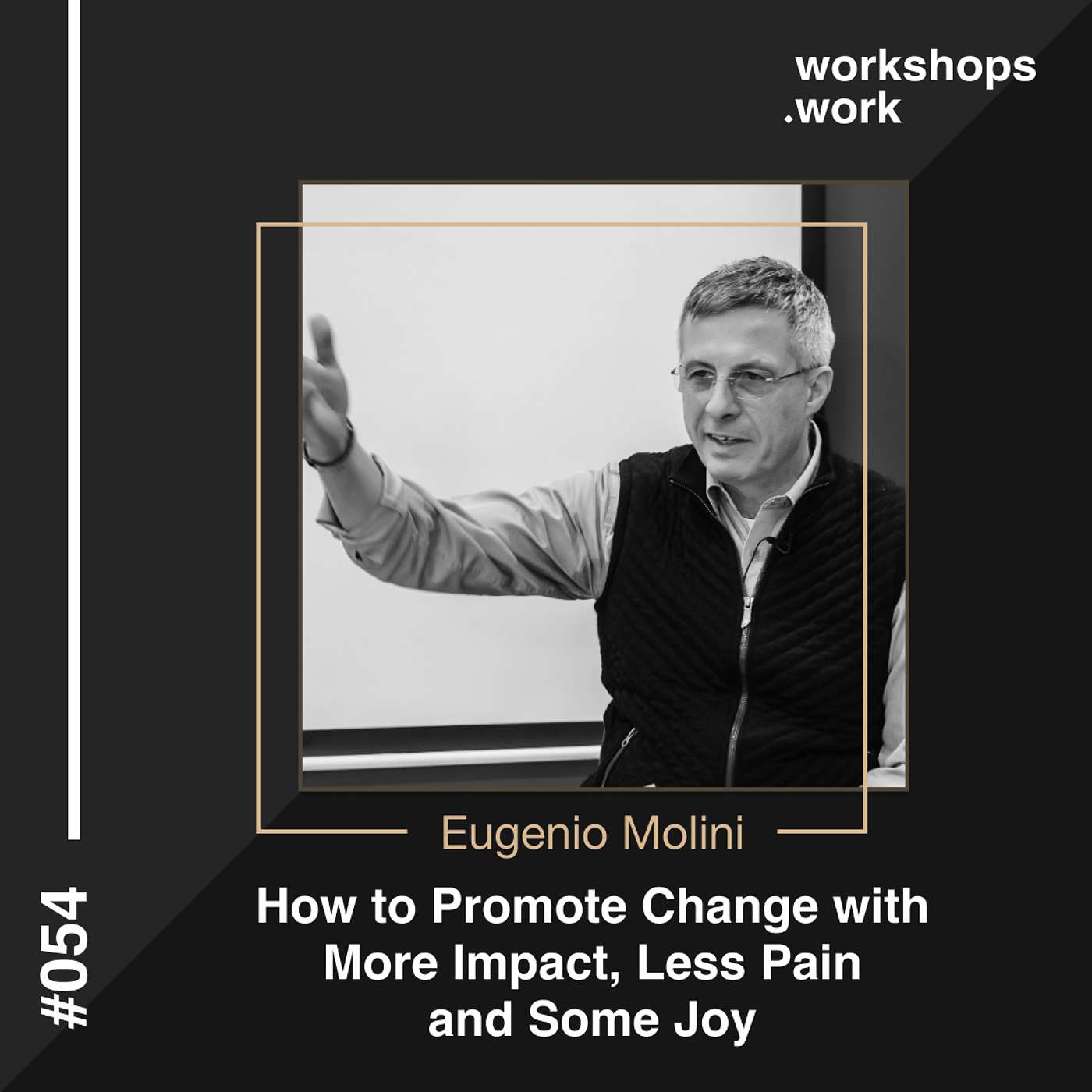 054 - How to Promote Change with More Impact, Less Pain and Some Joy with Eugenio Moliní