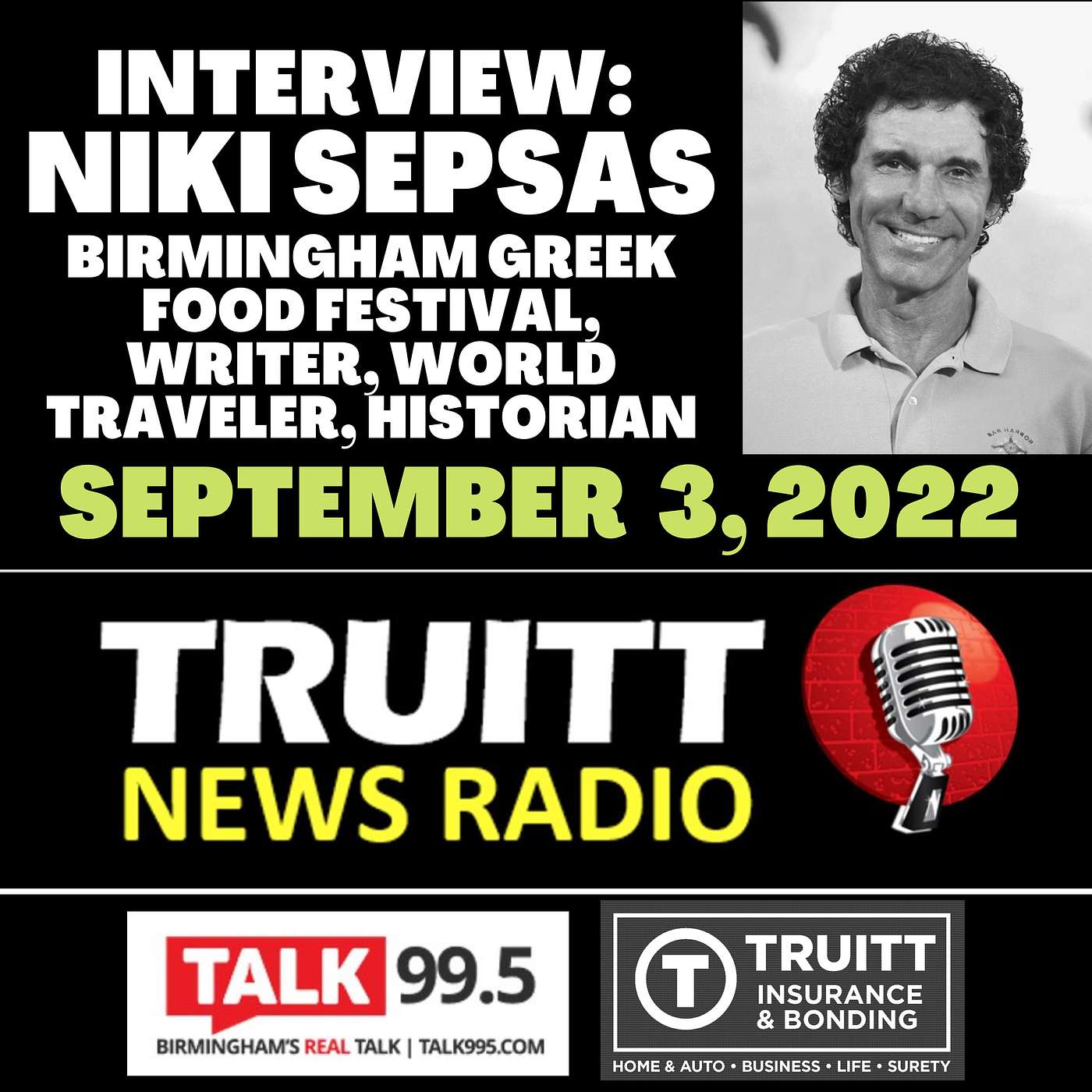 INTERVIEW: Niki Sepsas talking about the upcoming Greek Food Festival in Birmingham from our September 3, 2022 show
