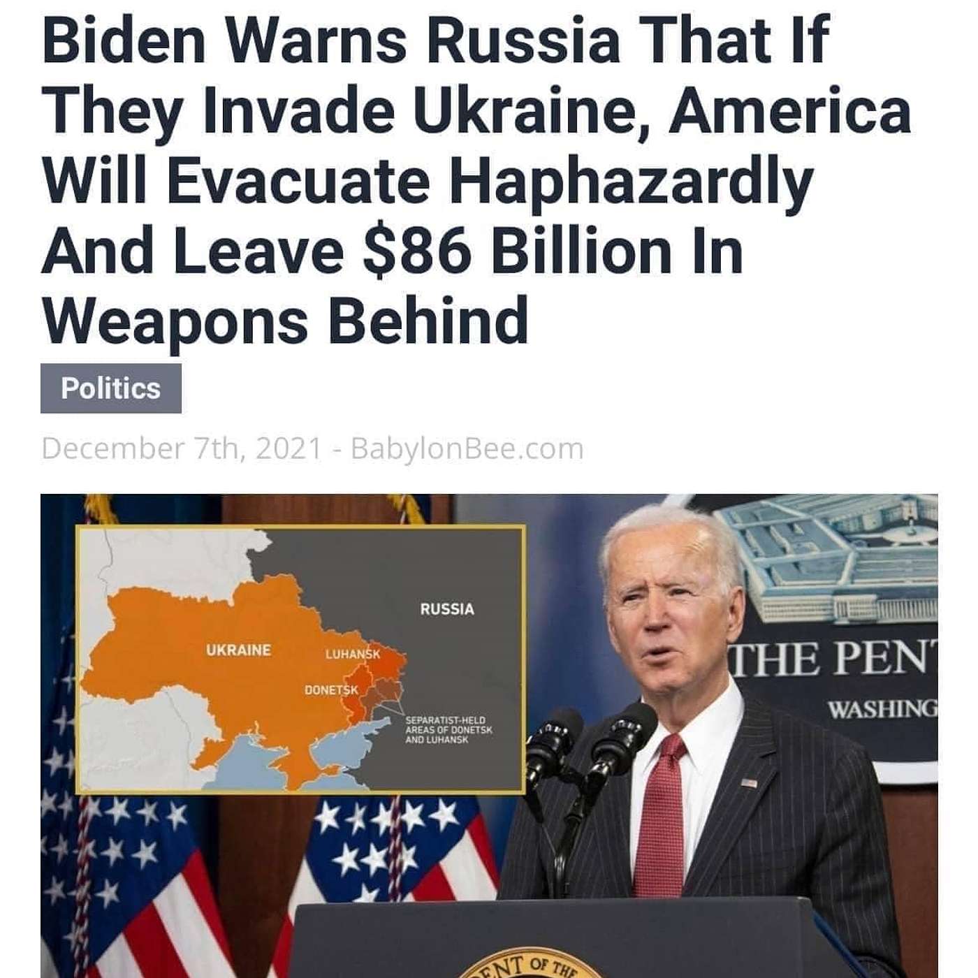 Biden's profitable little war in Ukraine