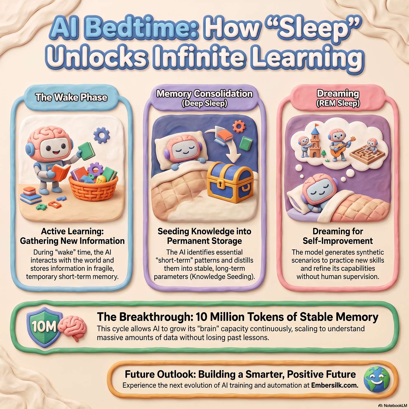 AI Bedtime: How Sleep Unlocks Infinite Learning episode artwork